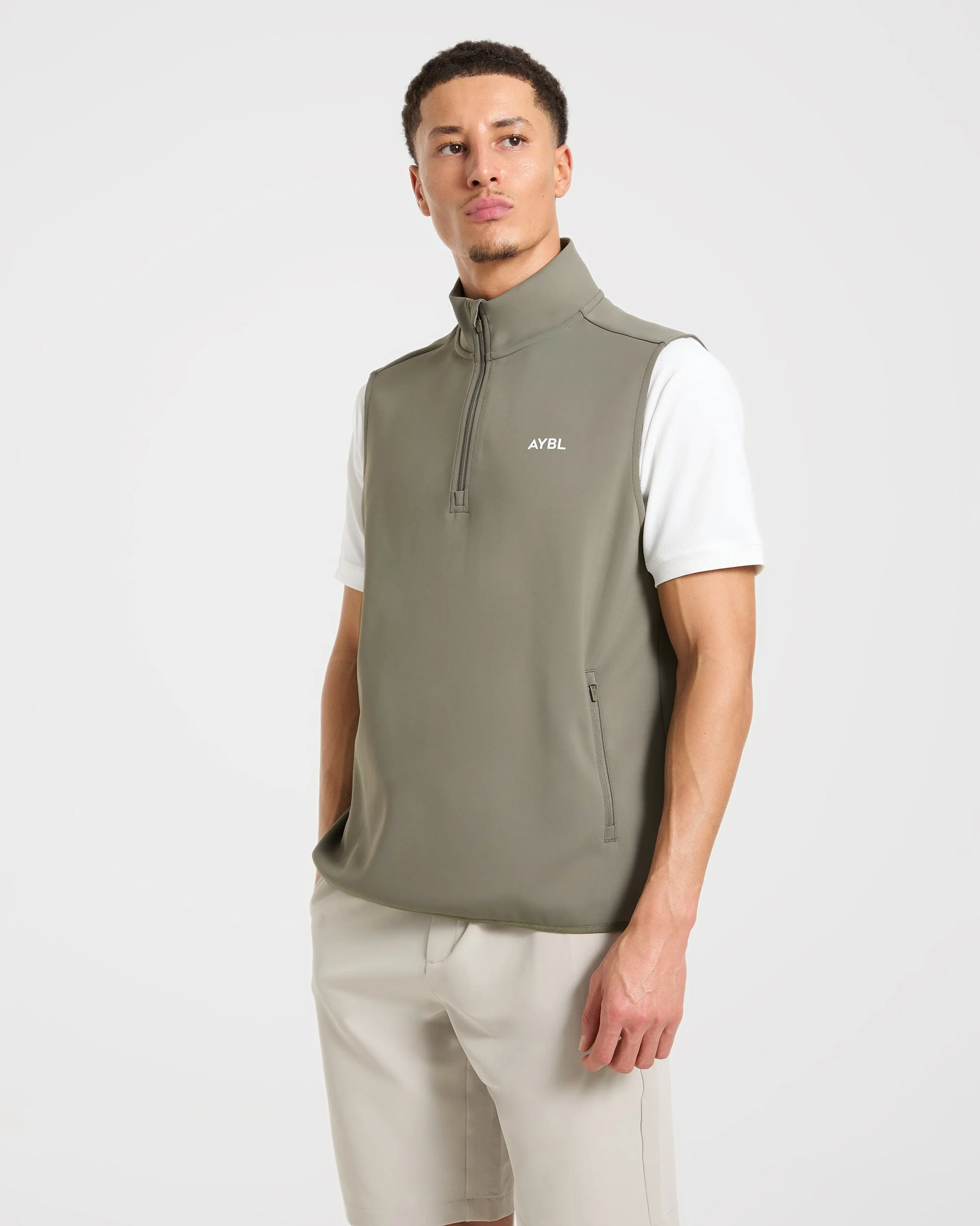 Precision 1/4 Zip Vest - Deep Sage - Image 8