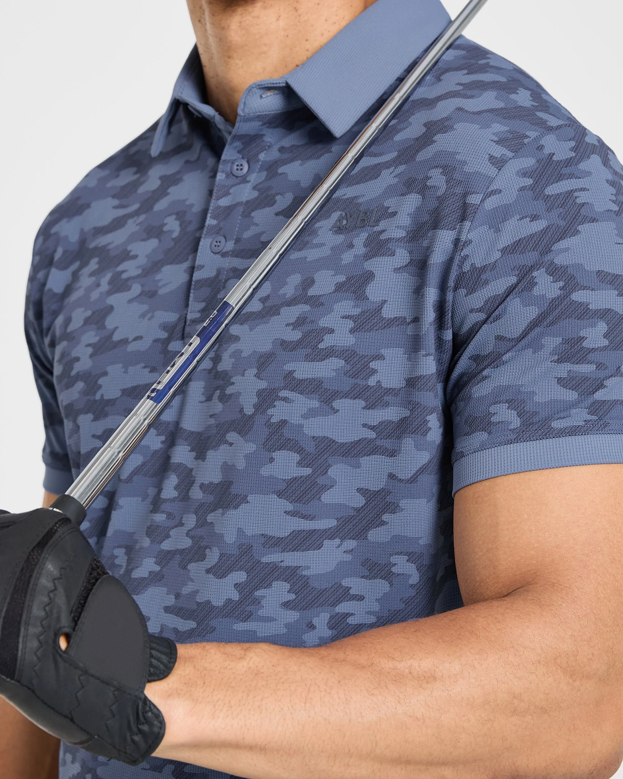 Precision Camo Polo - Blue - Image 8