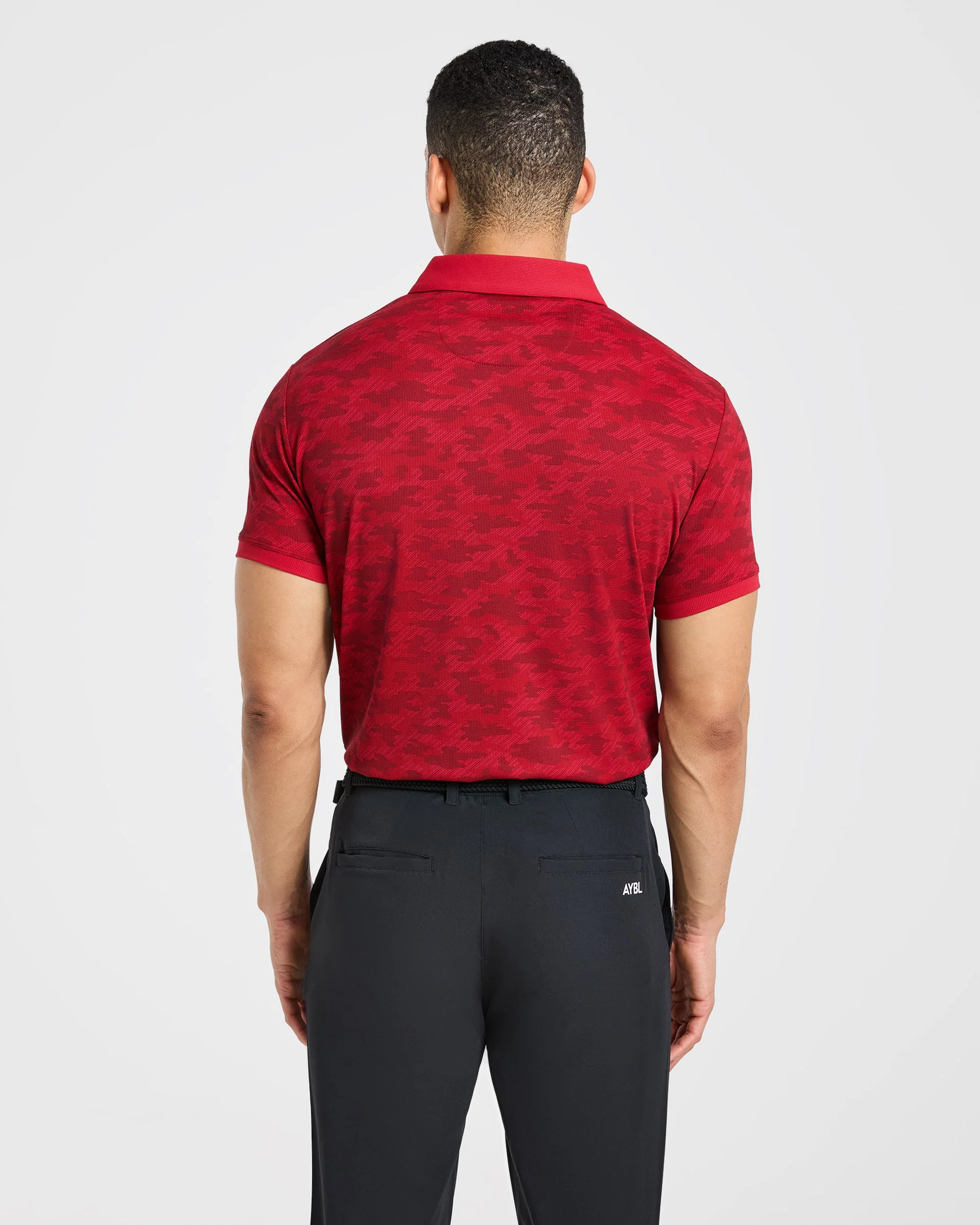 Precision Camo Polo - Muted Red - Image 2