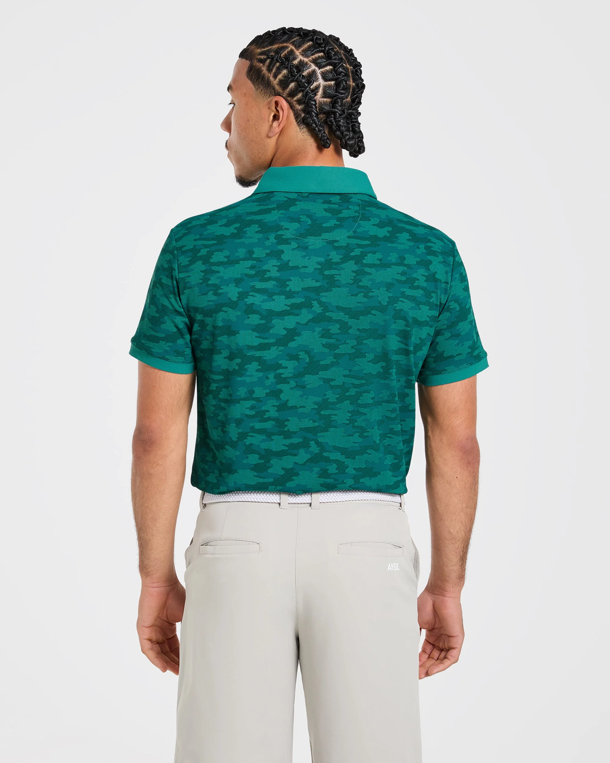 Precision Camo Polo - Pine Teal - Image 2