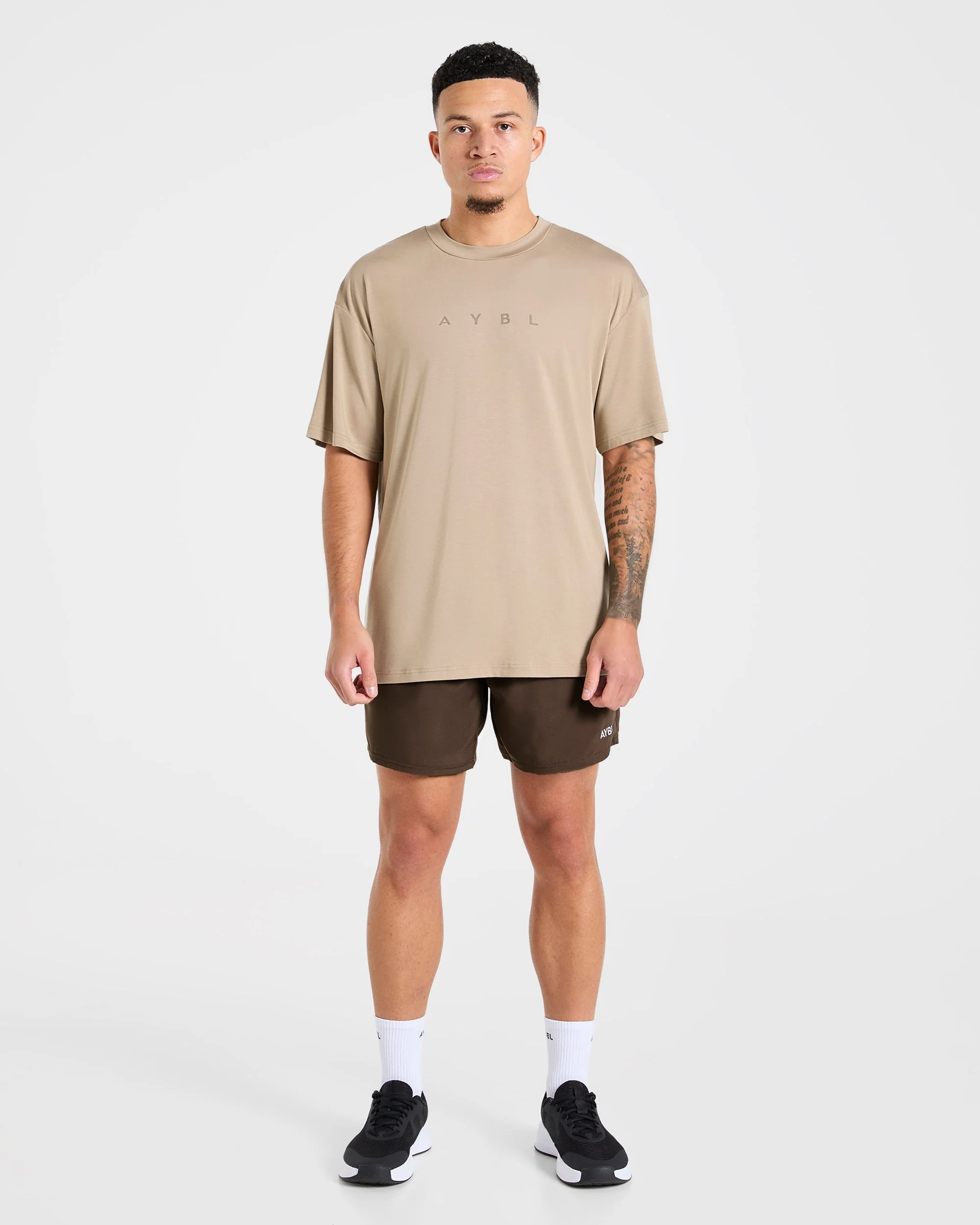Reinforce Training T Shirt - Tawny Brown - Image 3