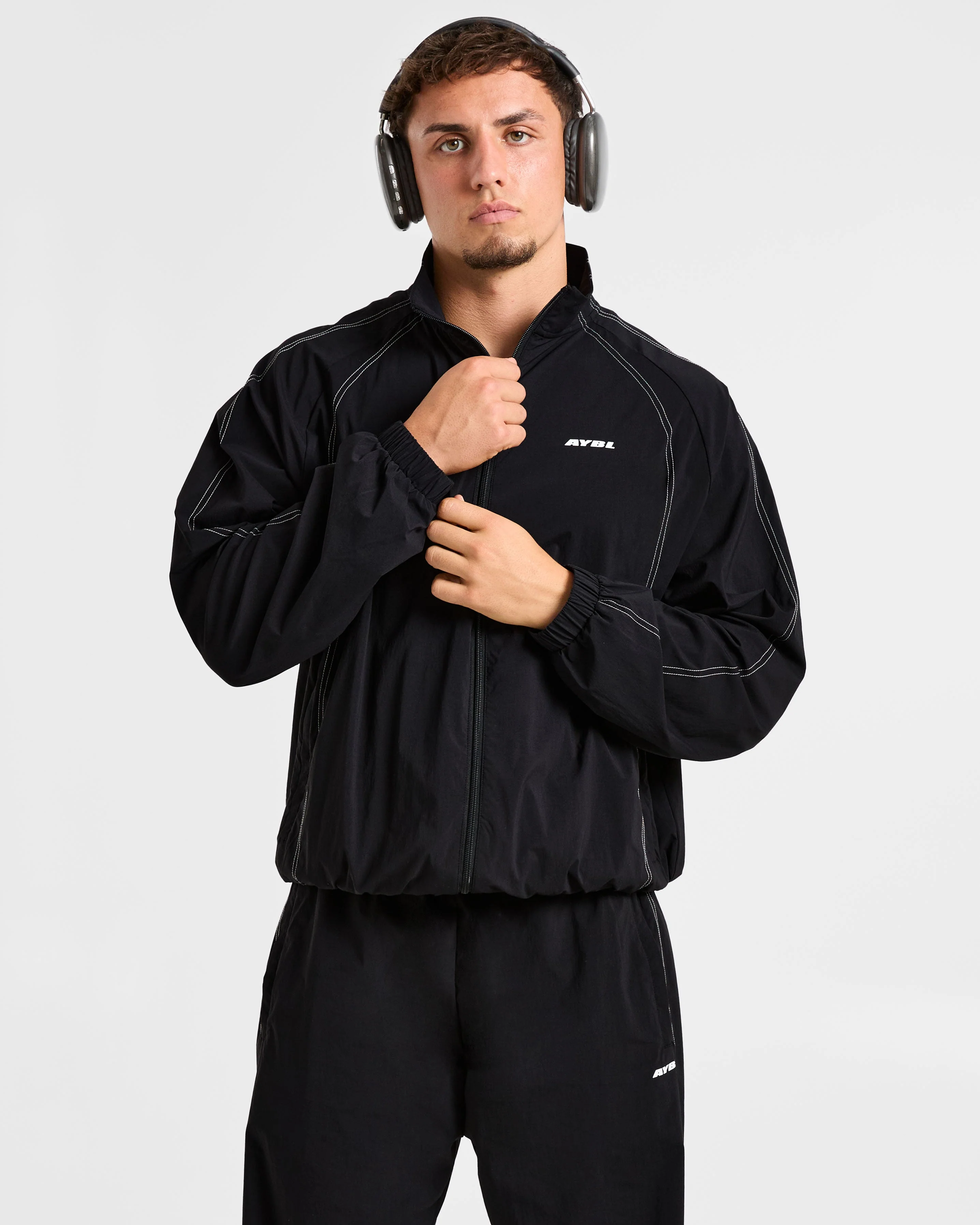 Restore Track Jacket - Black - Image 8