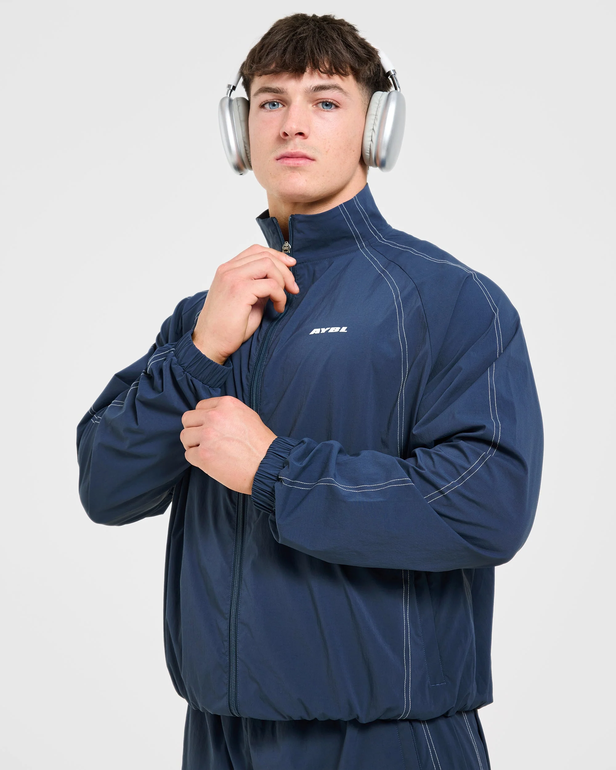 Restore Track Jacket - Navy Blue - Image 7