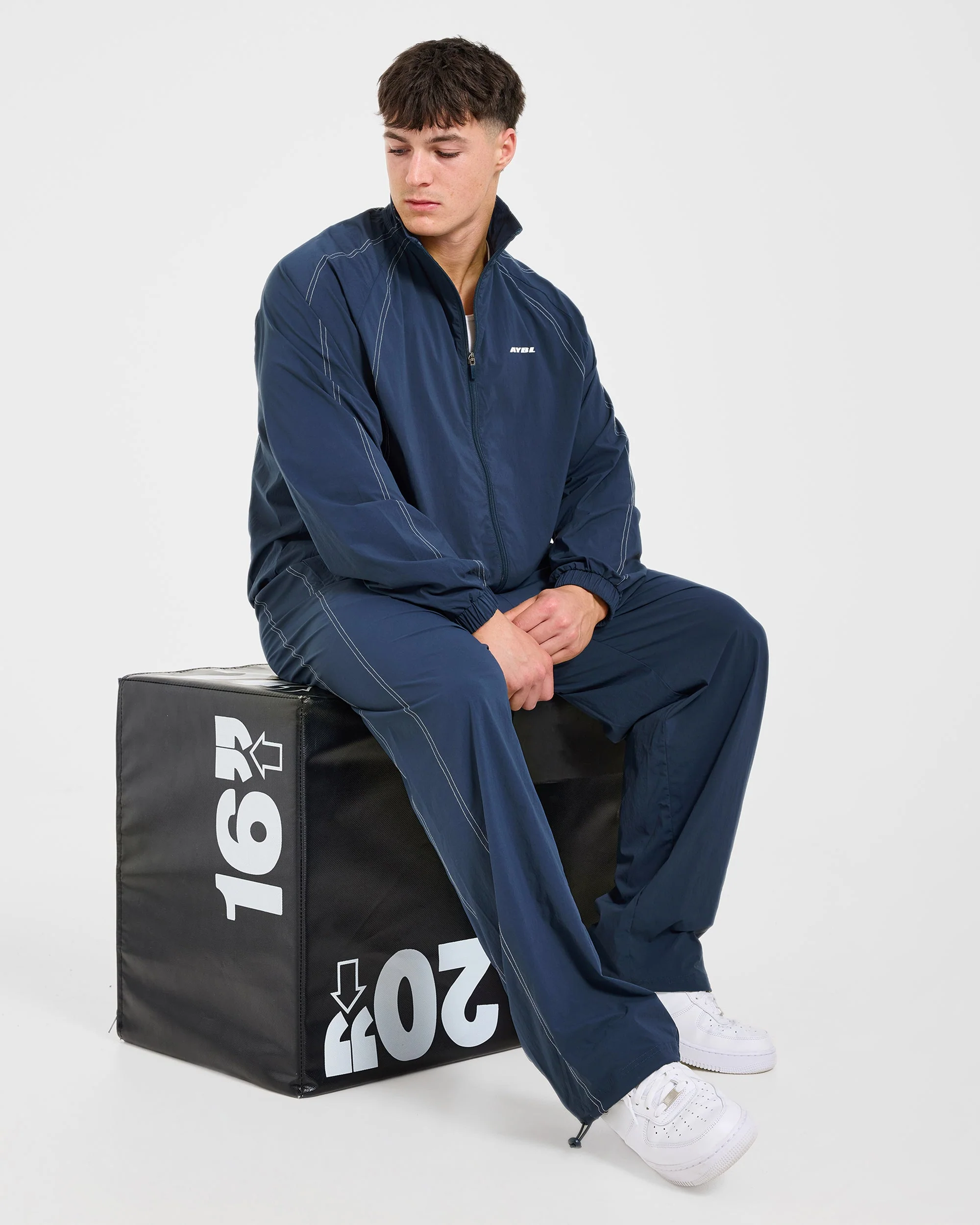 Restore Track Jacket - Navy Blue - Image 8