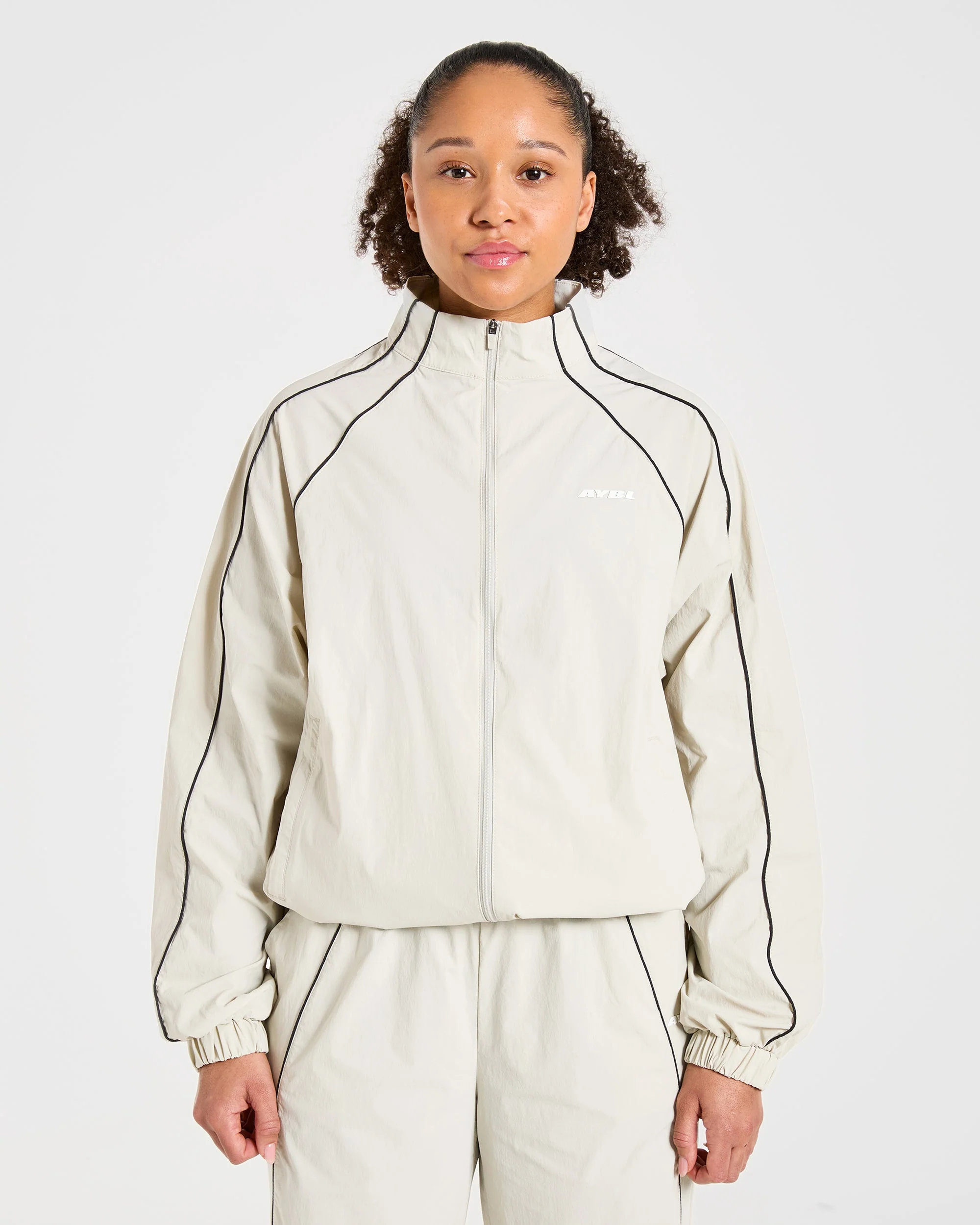 Retro Track Jacket - Off White