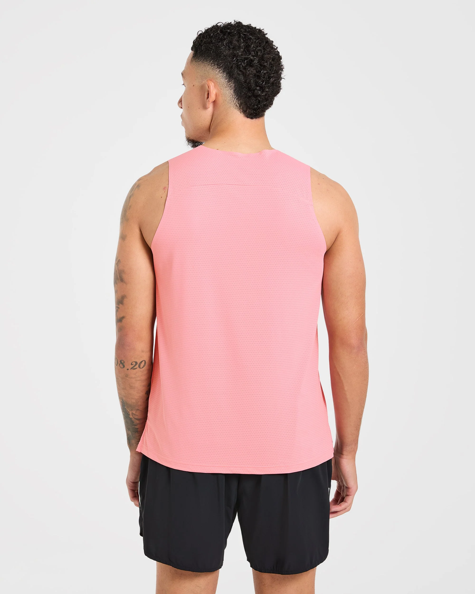 Run Loose Tank - Pastel Coral - Image 2