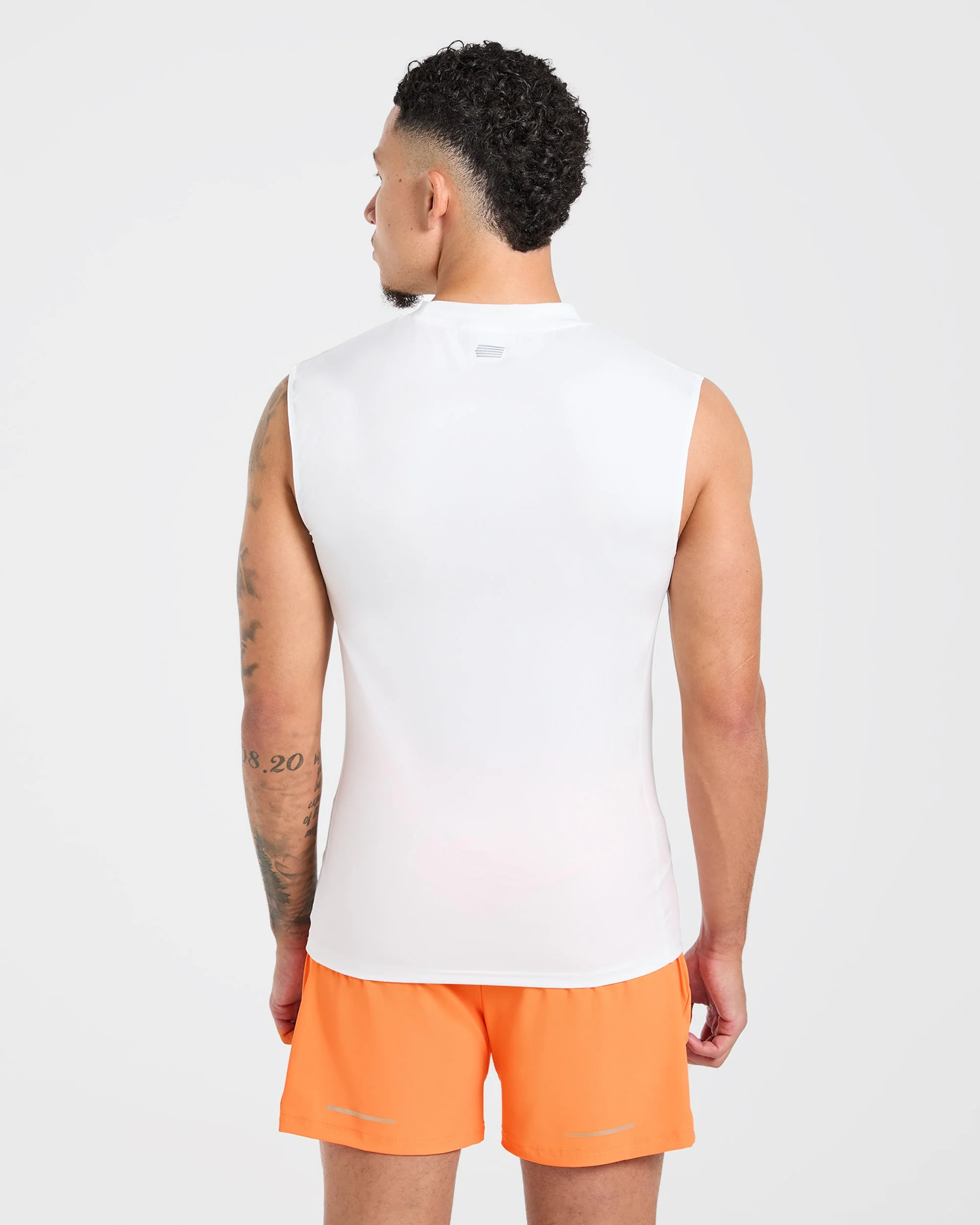 Run Slim Tank - White - Image 2