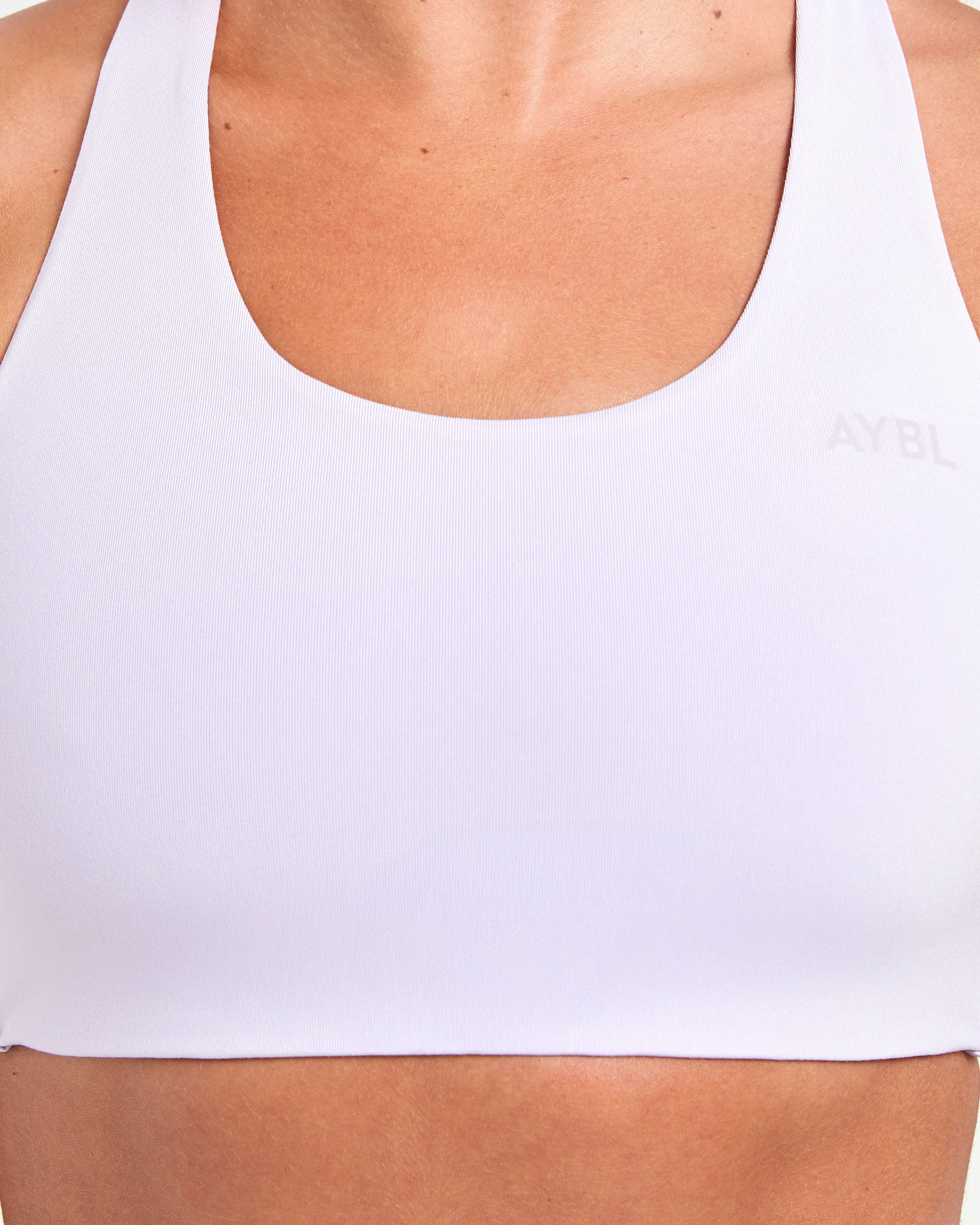 Run Sports Bra - Ice Lilac - Image 5