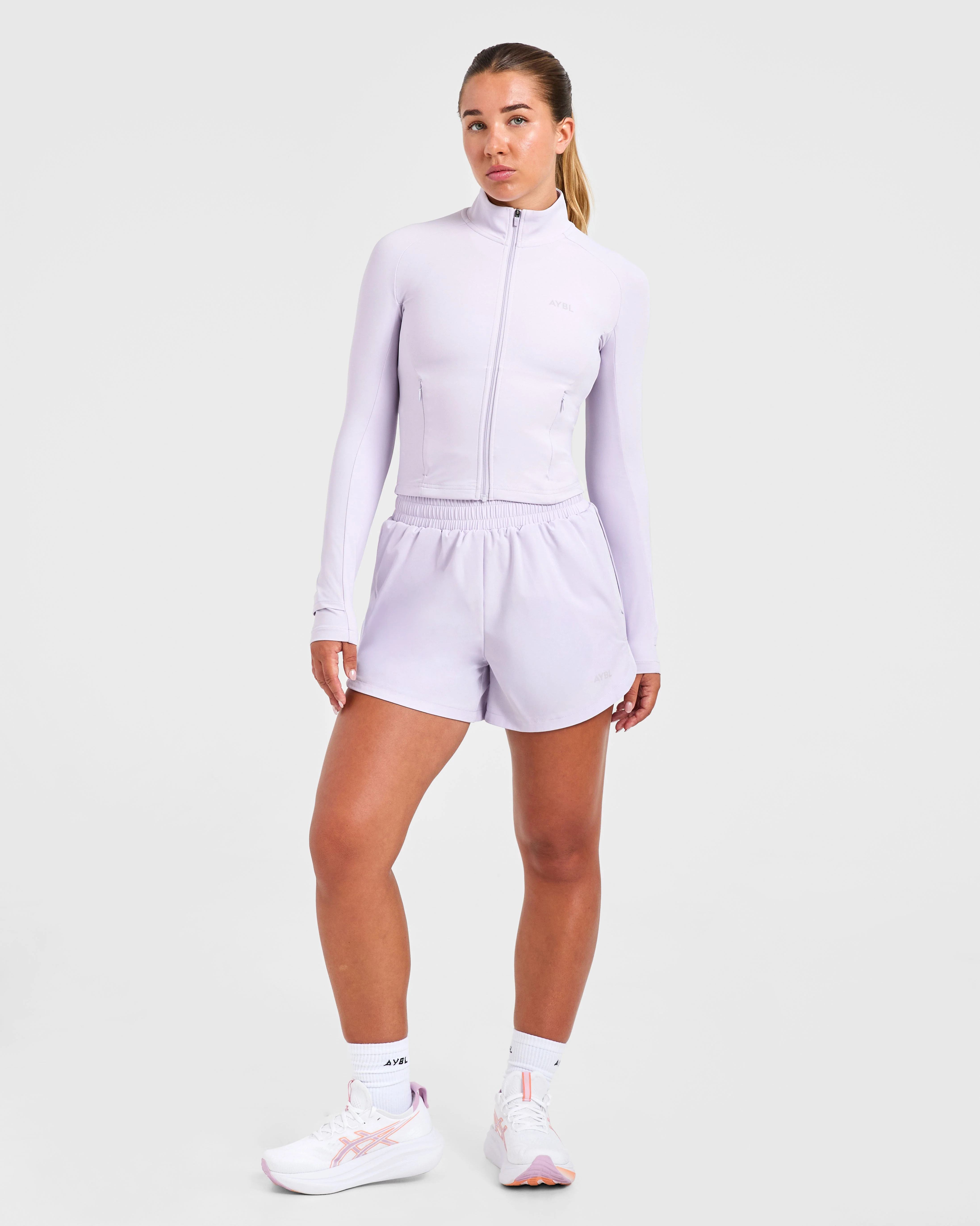 Run Zip Jacket - Ice Lilac - Image 3