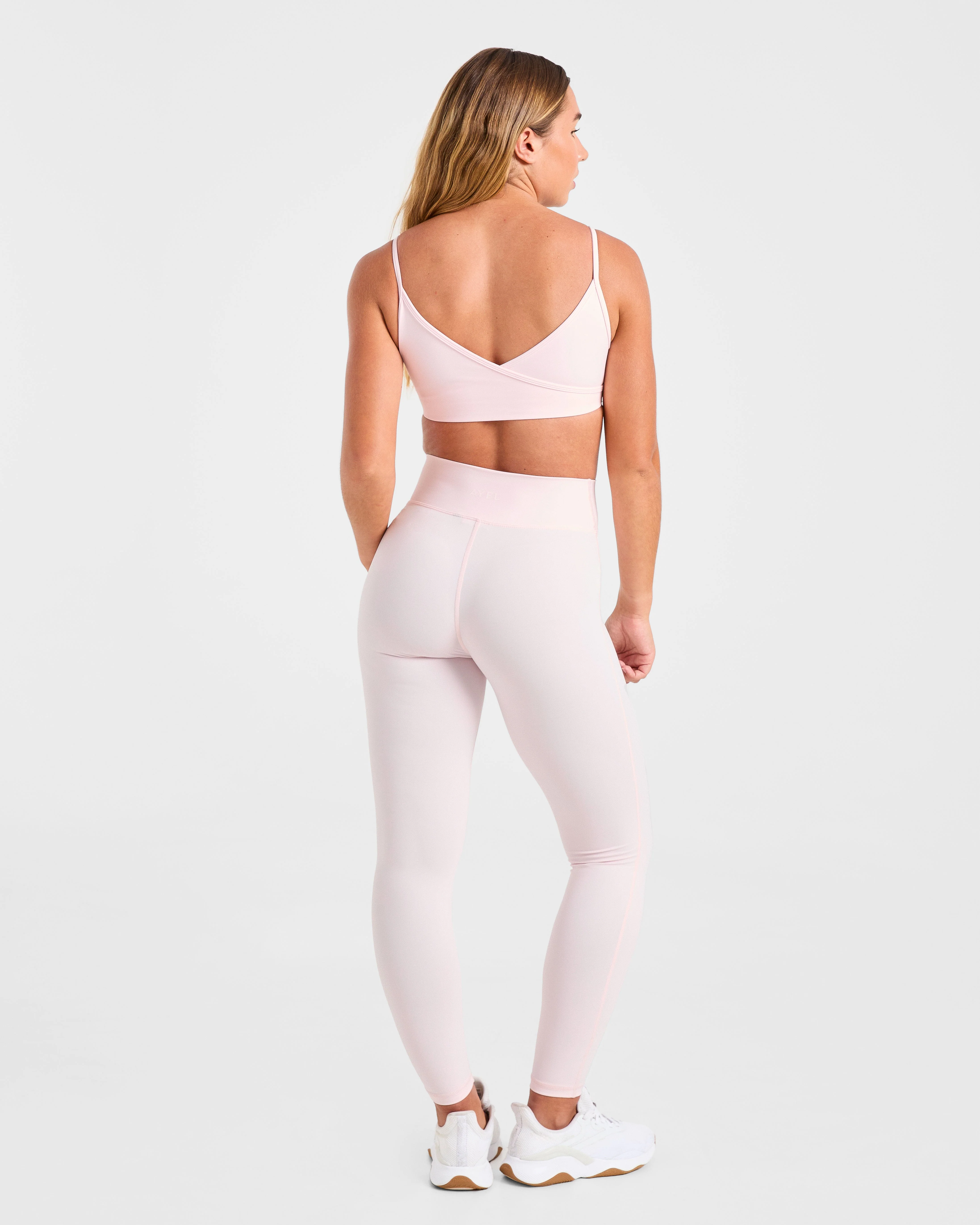 Sculpt Wrap Leggings - Iced Pink - Image 4