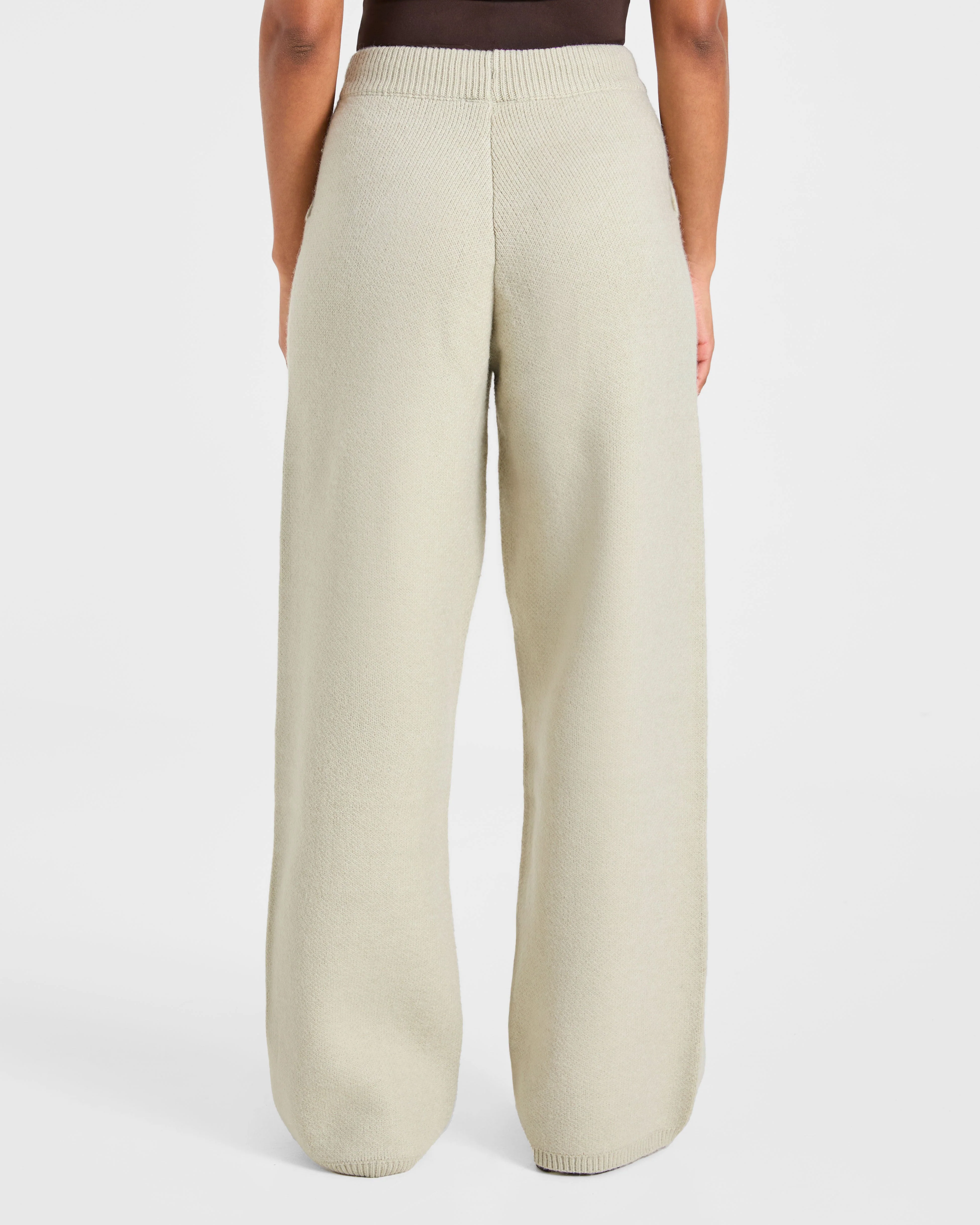 Soft Oversized Knitted Straight Leg Joggers - Seasalt - Image 2