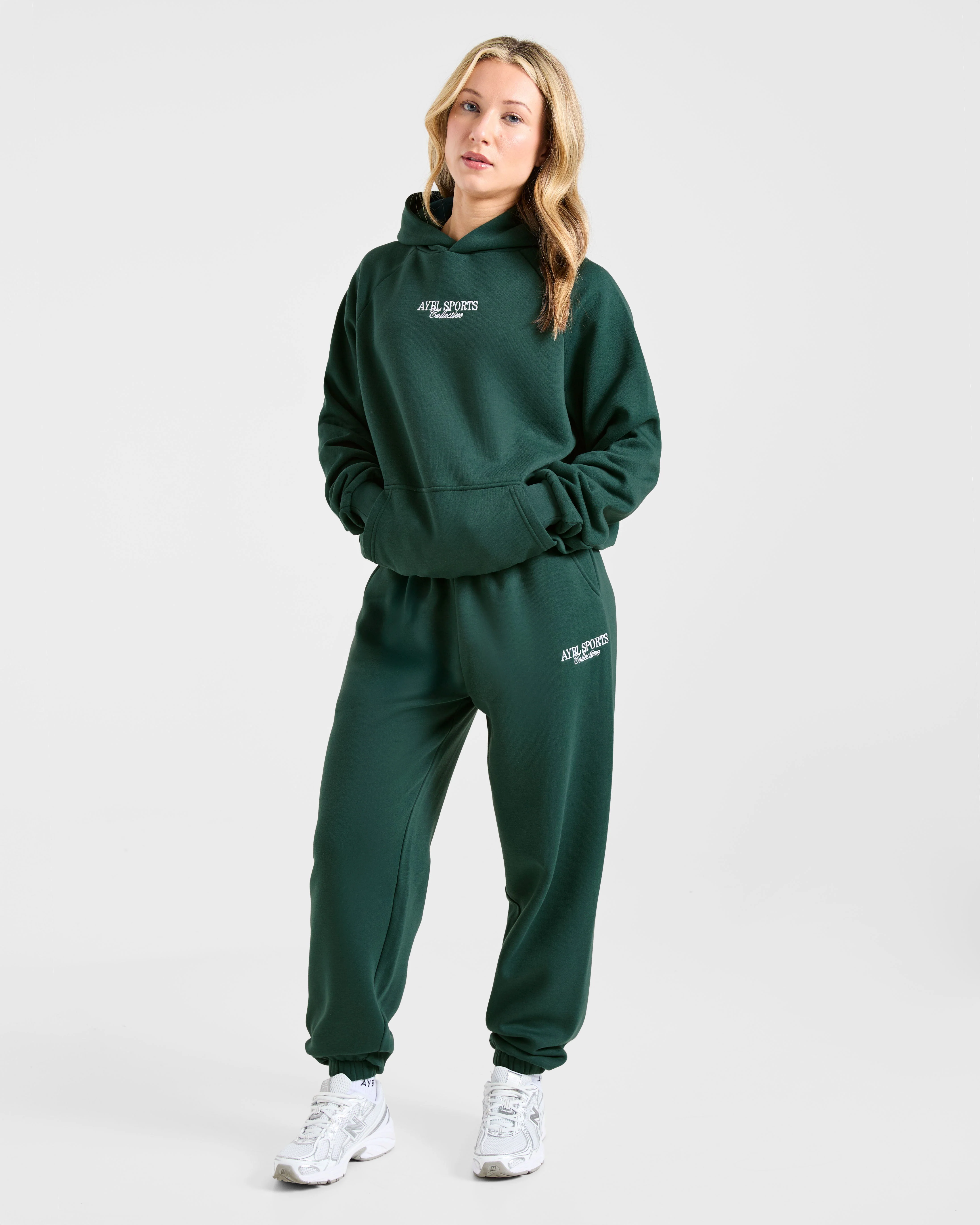 Sports Collective Oversized Joggers - Deep Forest - Image 3