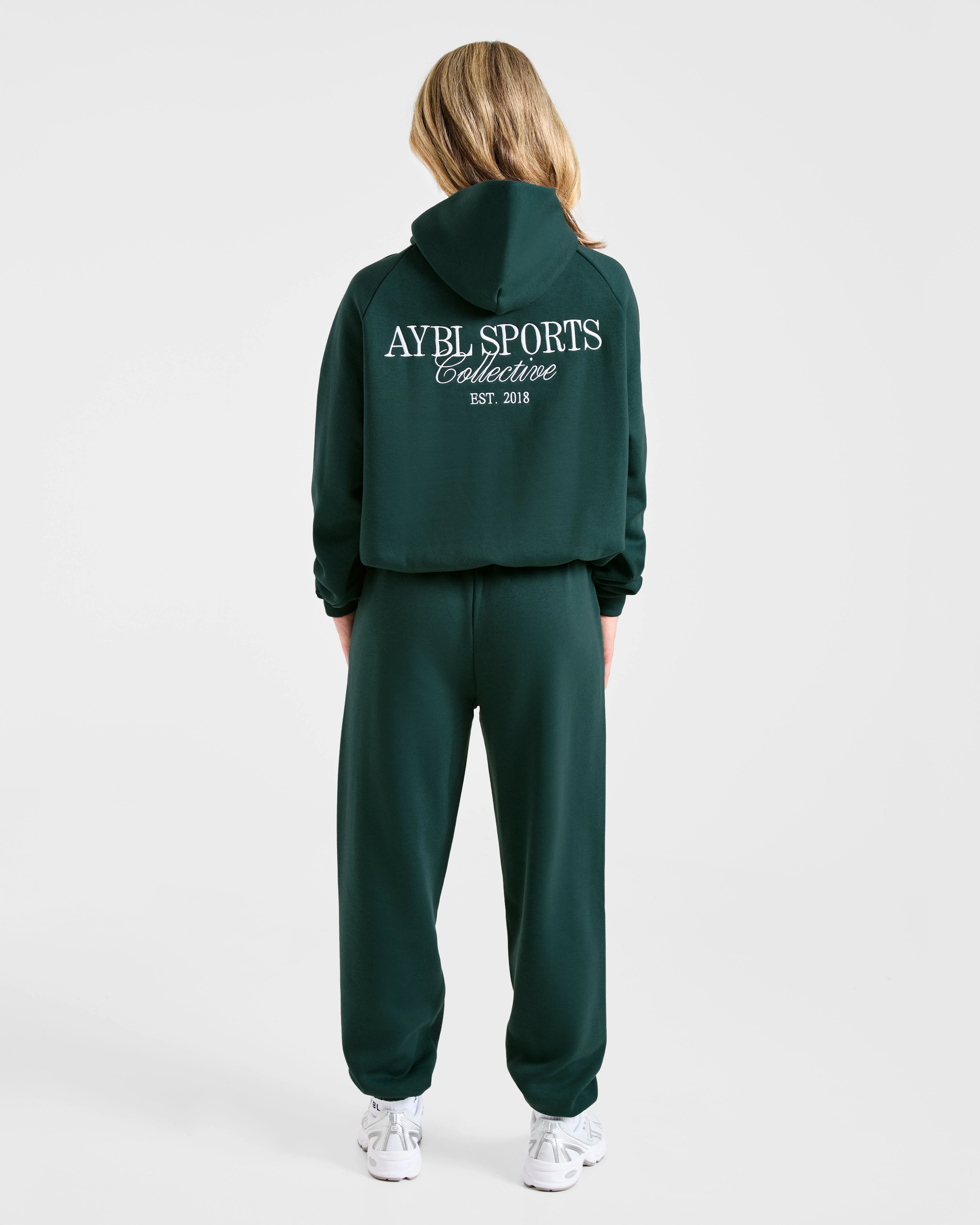 Sports Collective Oversized Joggers - Deep Forest - Image 4