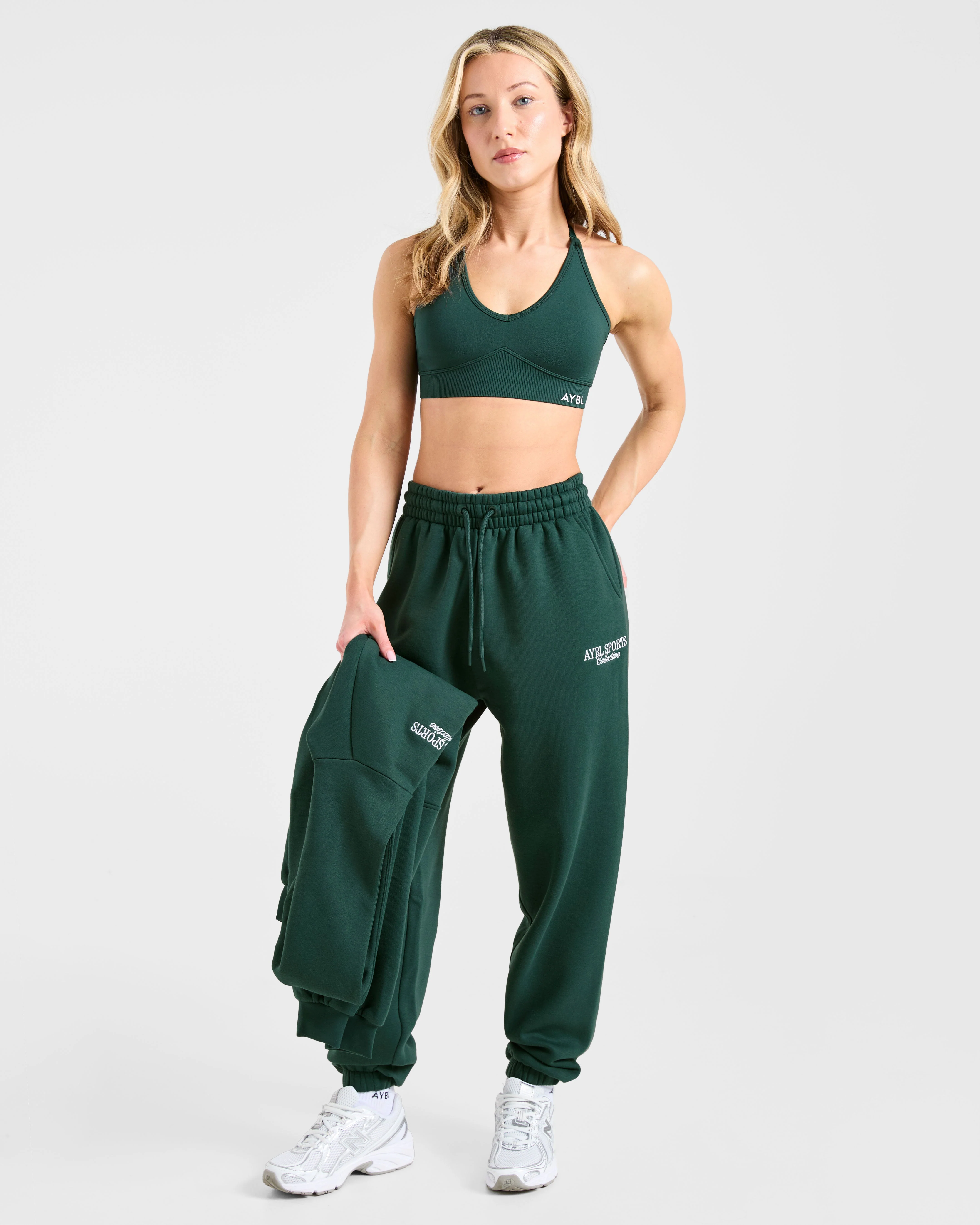 Sports Collective Oversized Joggers - Deep Forest - Image 7