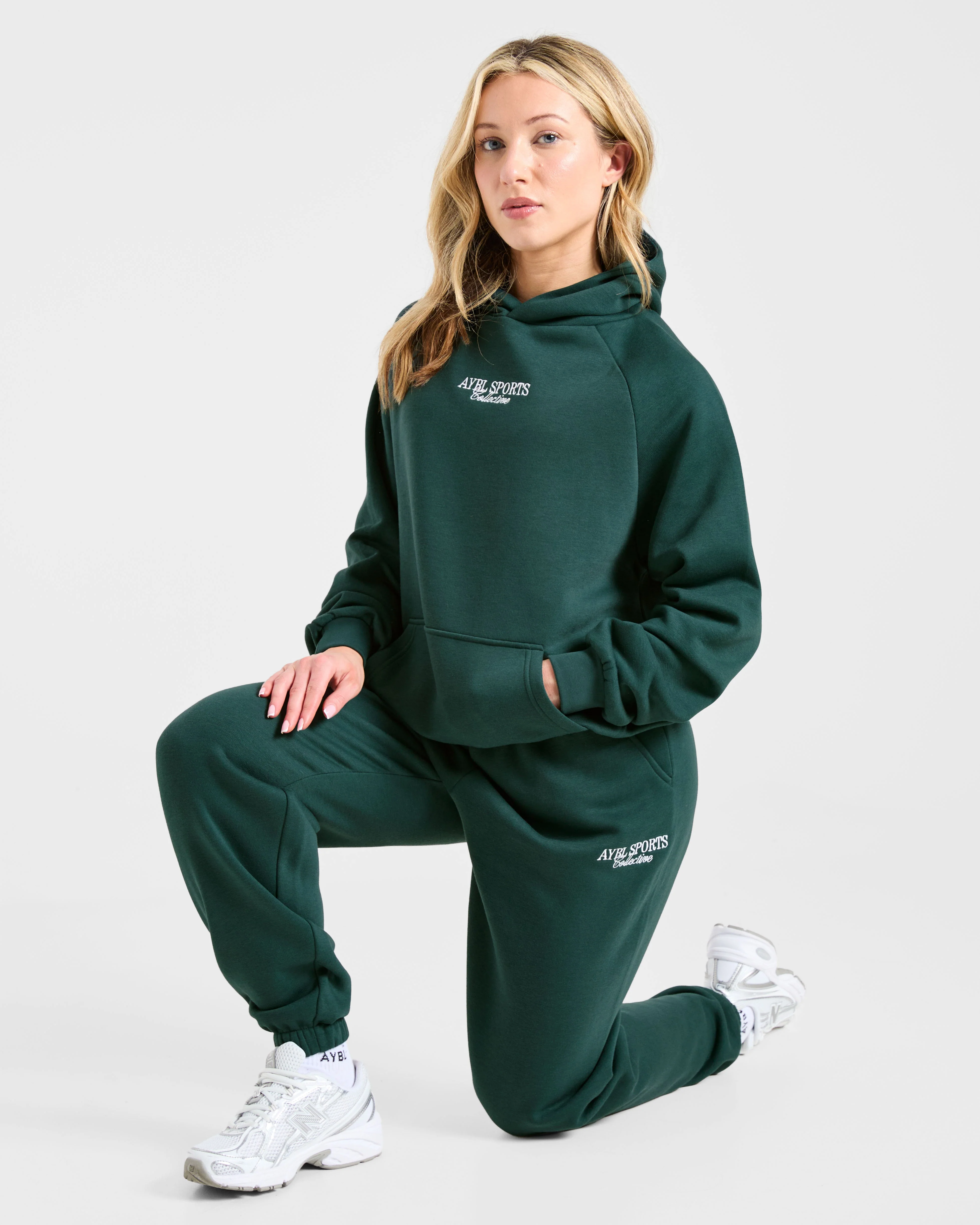 Sports Collective Oversized Joggers - Deep Forest - Image 8