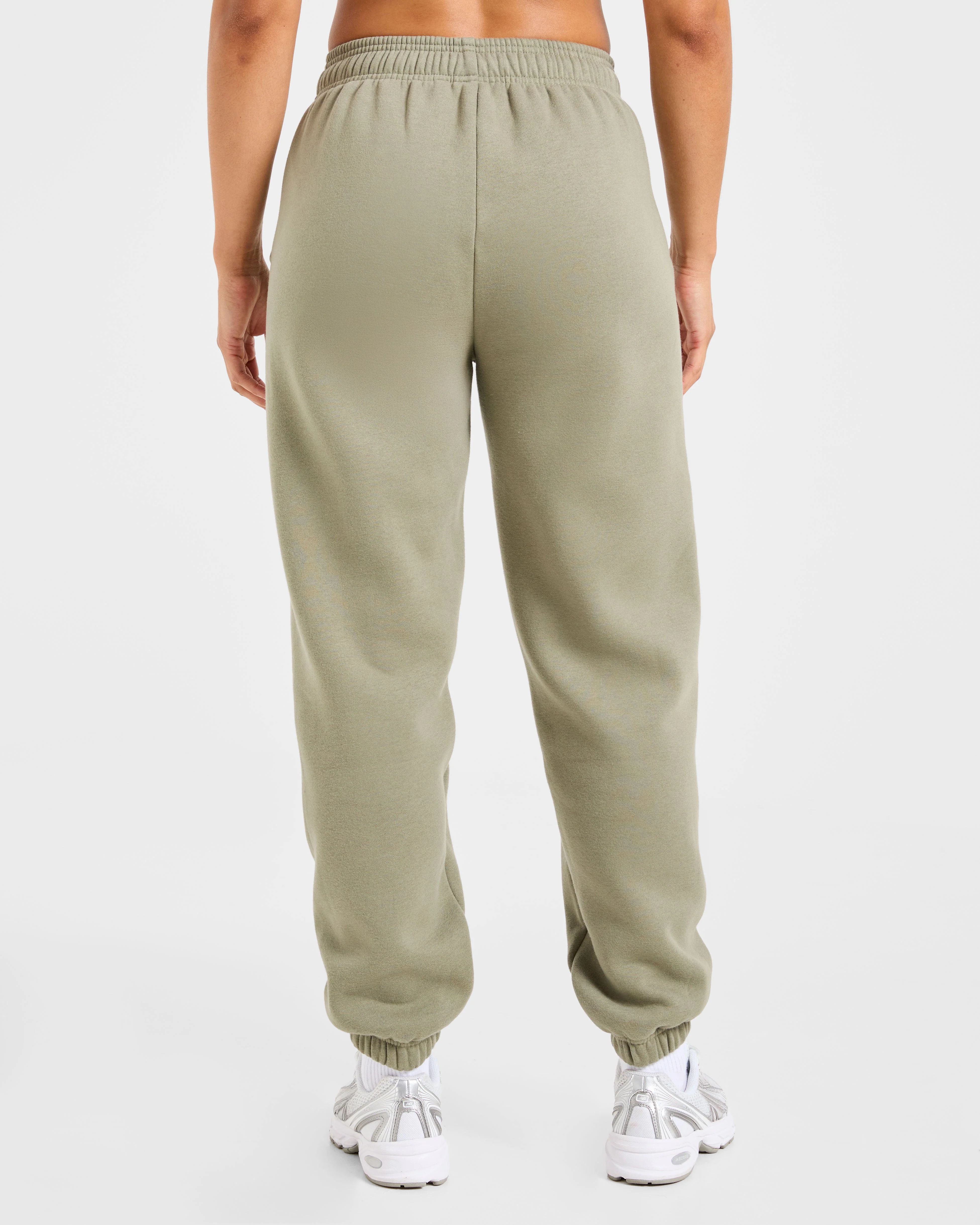 Sports Essentials Oversized Joggers - Muted Olive - Image 2