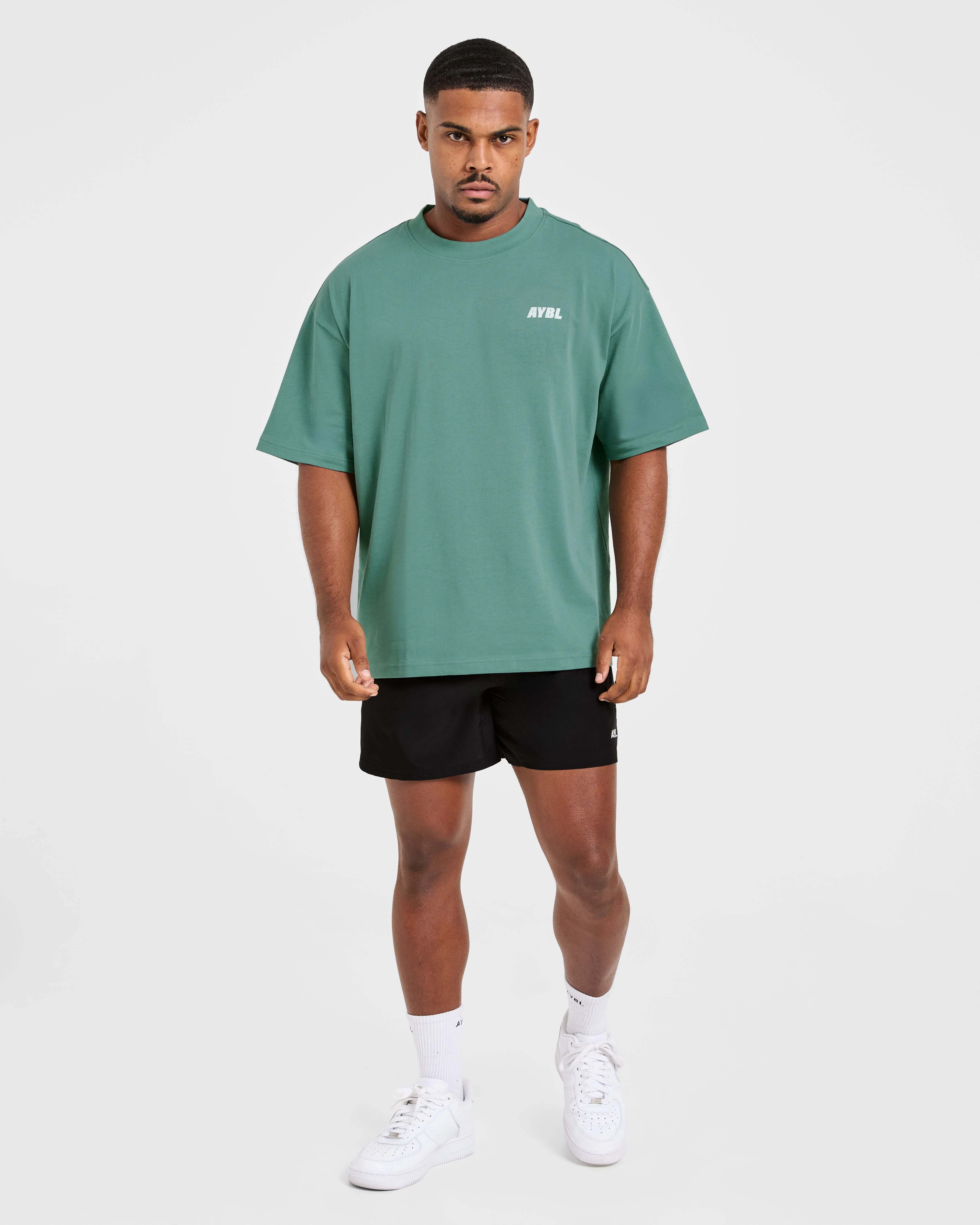 Sportswear Essentials Oversized T Shirt - Ocean Green - Image 3