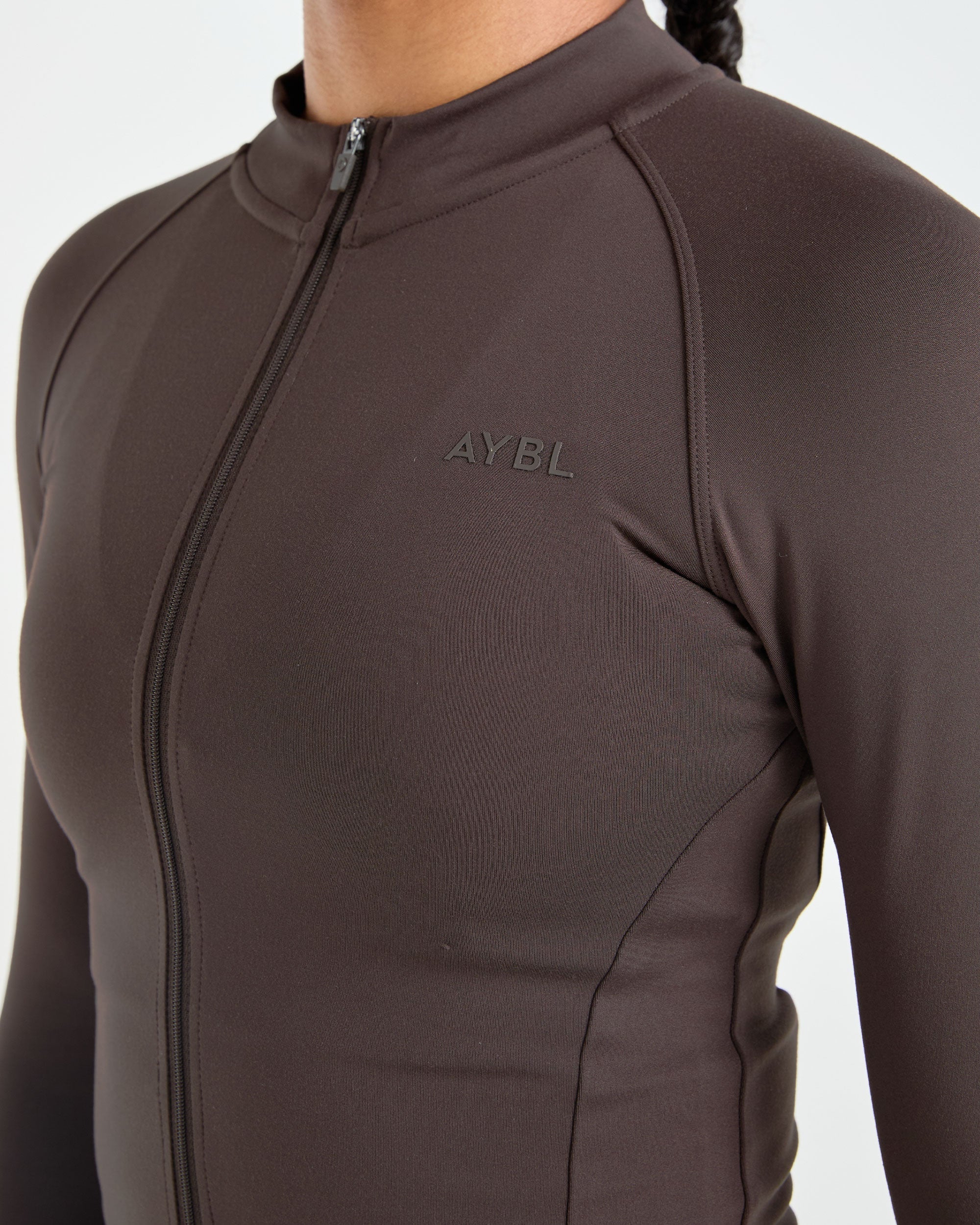 Staple Zip Jacket - Coffee Brown - Image 5