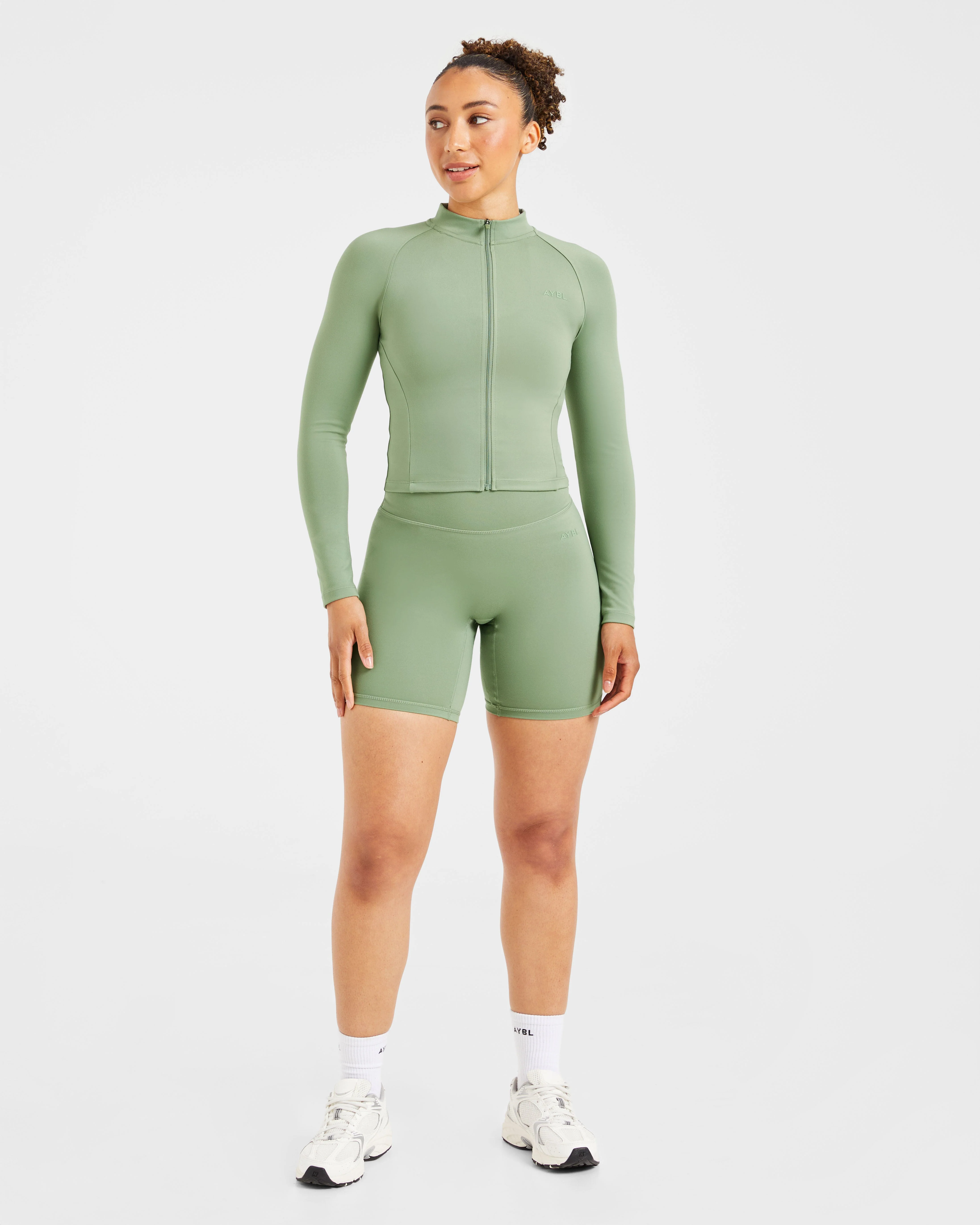 Staple Zip Jacket - Olive Green - Image 3