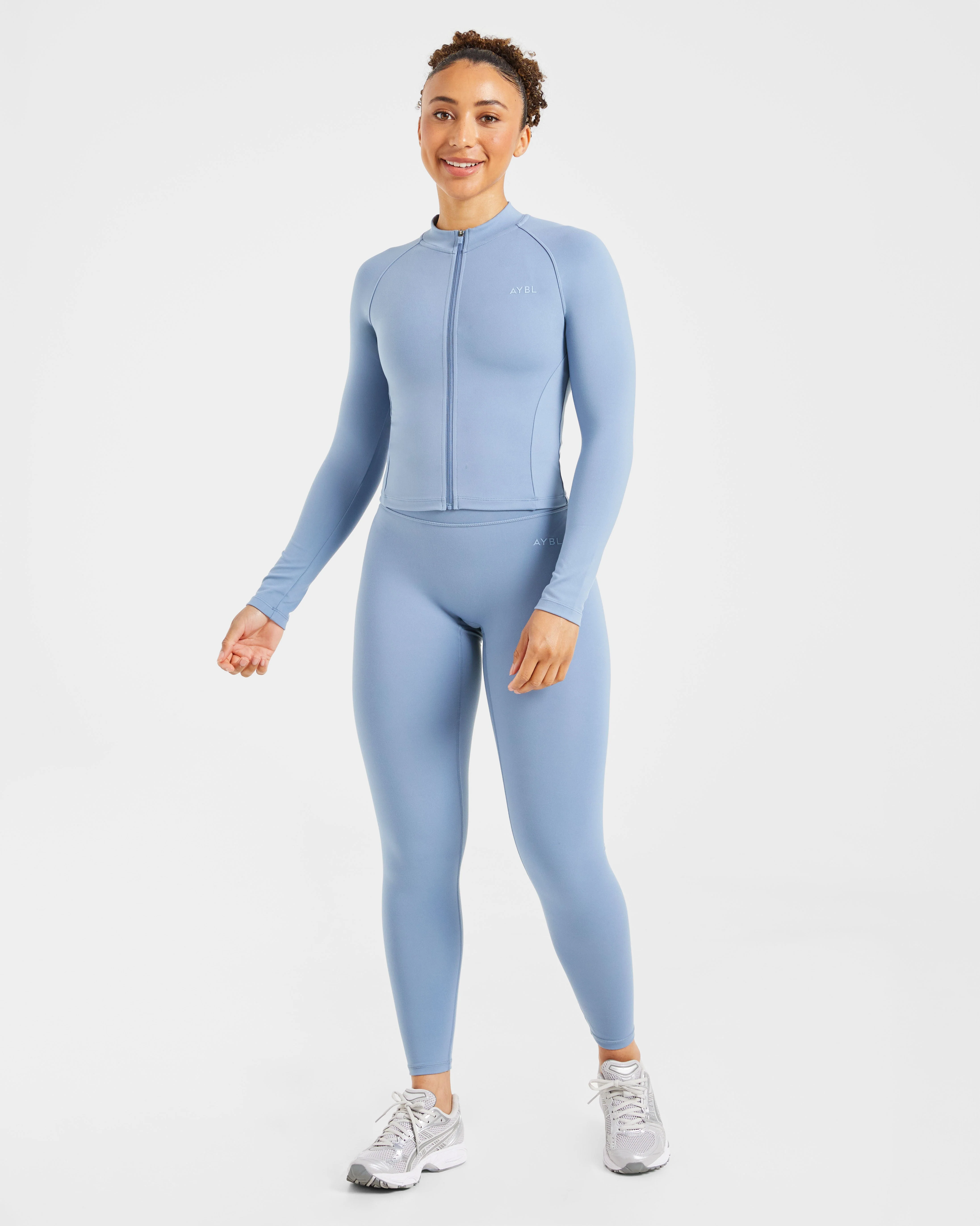 Staple Zip Jacket - Slate Blue - Image 3