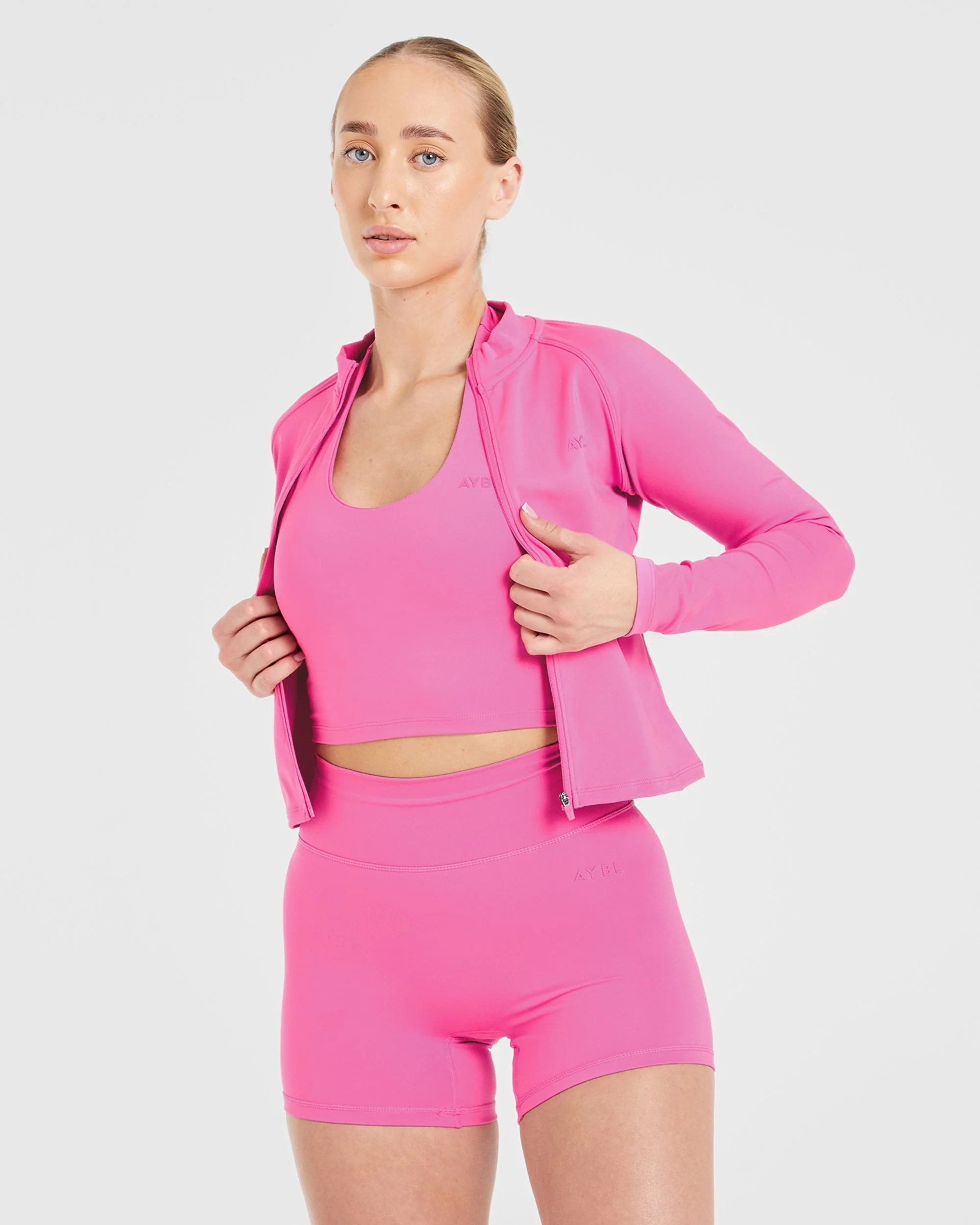 Staple Zip Jacket - Summer Pink - Image 8
