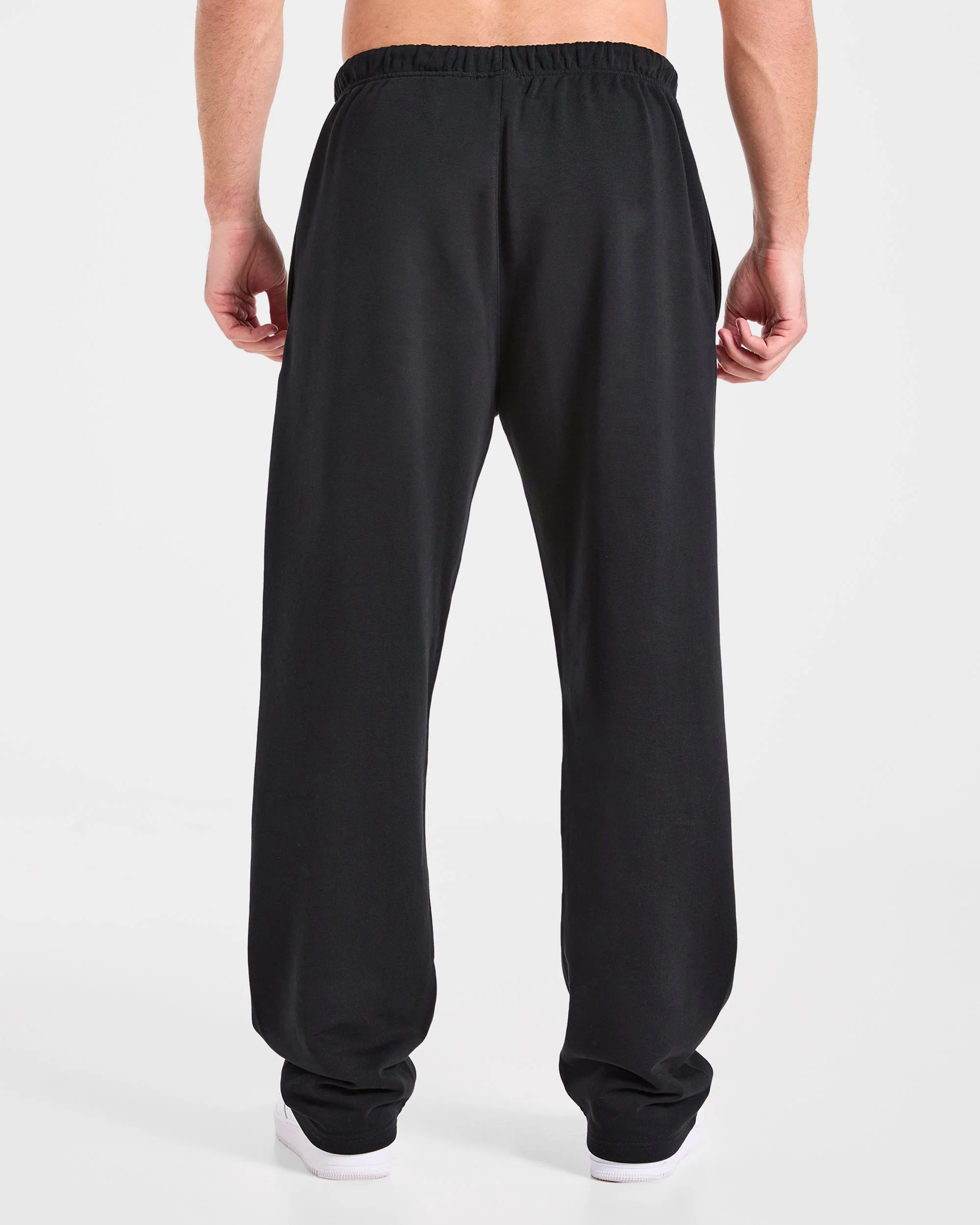 Strength Division Oversized Straight Leg Joggers - Black/Blue - Image 2