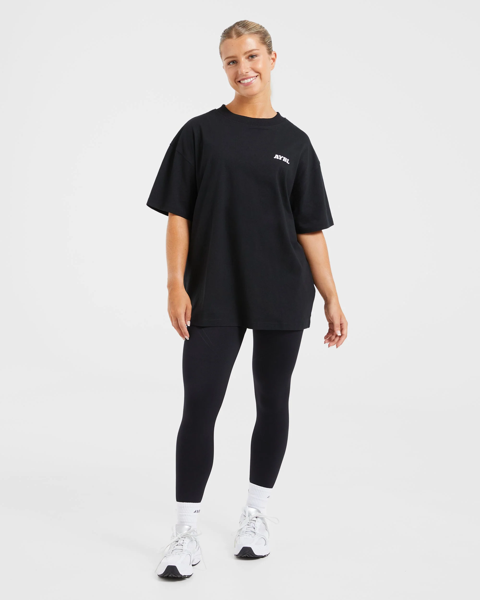 Stronger You Oversized T Shirt - Black - Image 3