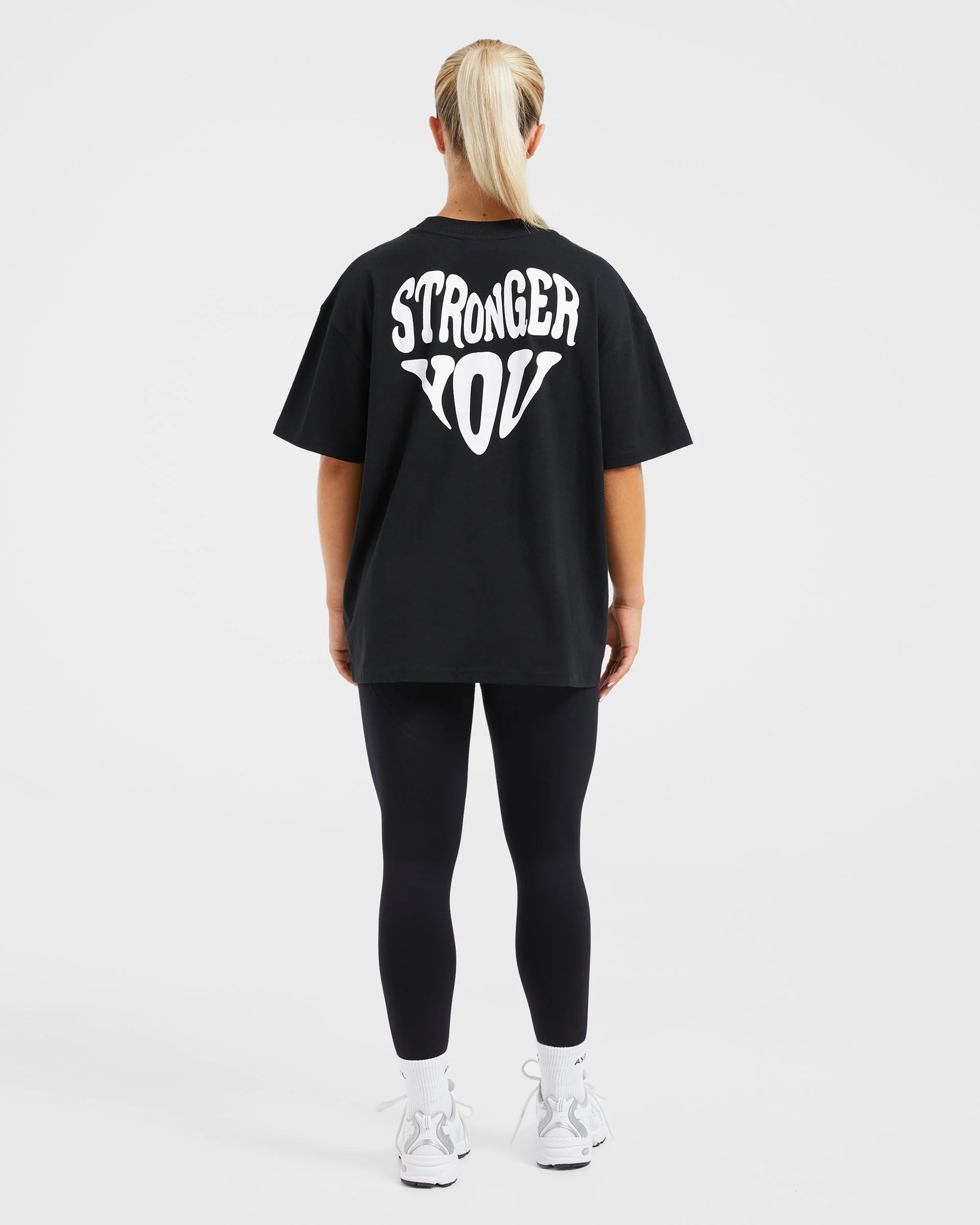 Stronger You Oversized T Shirt - Black - Image 4