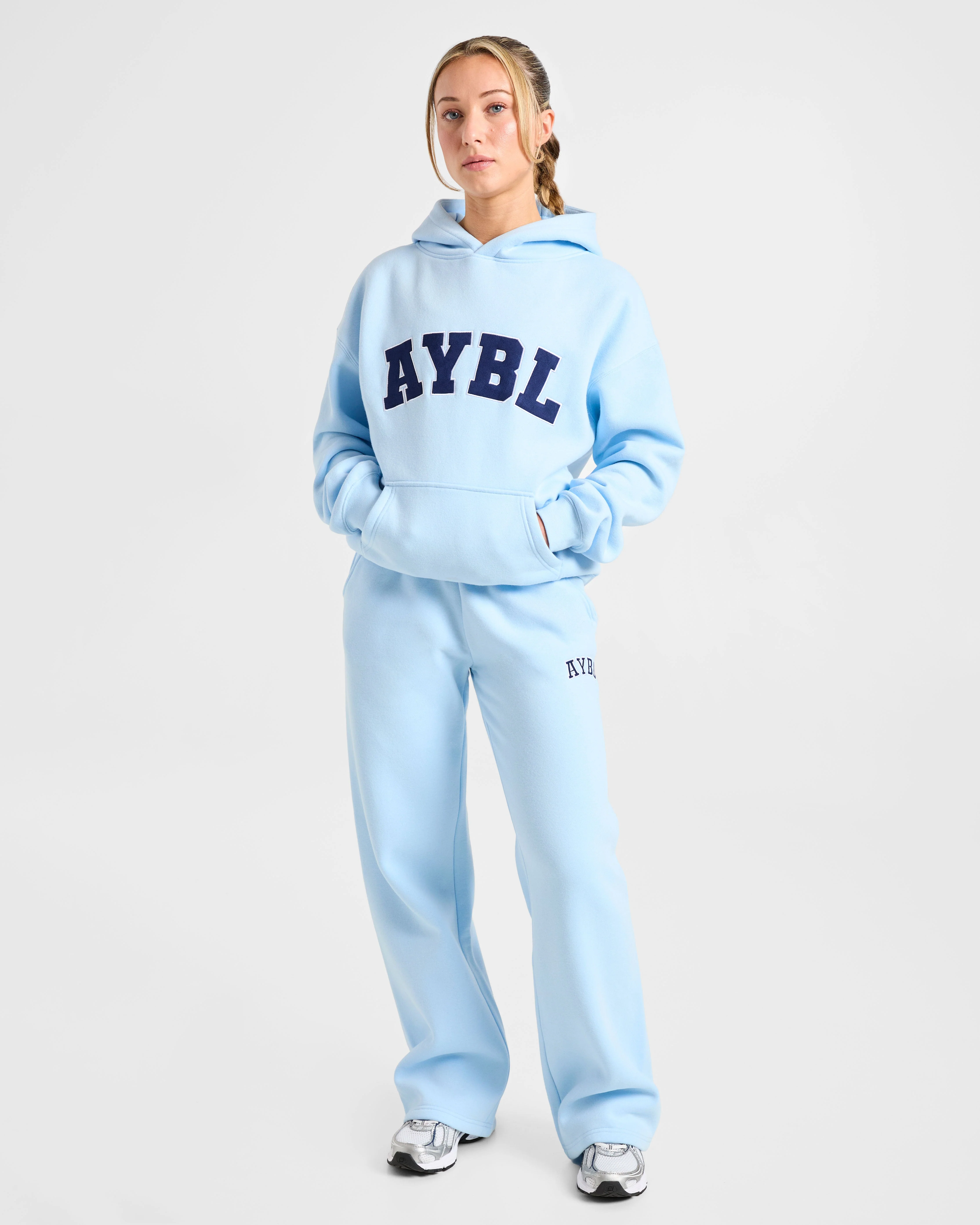 Varsity 2.0 Oversized Hoodie - Blue/Navy - Image 7