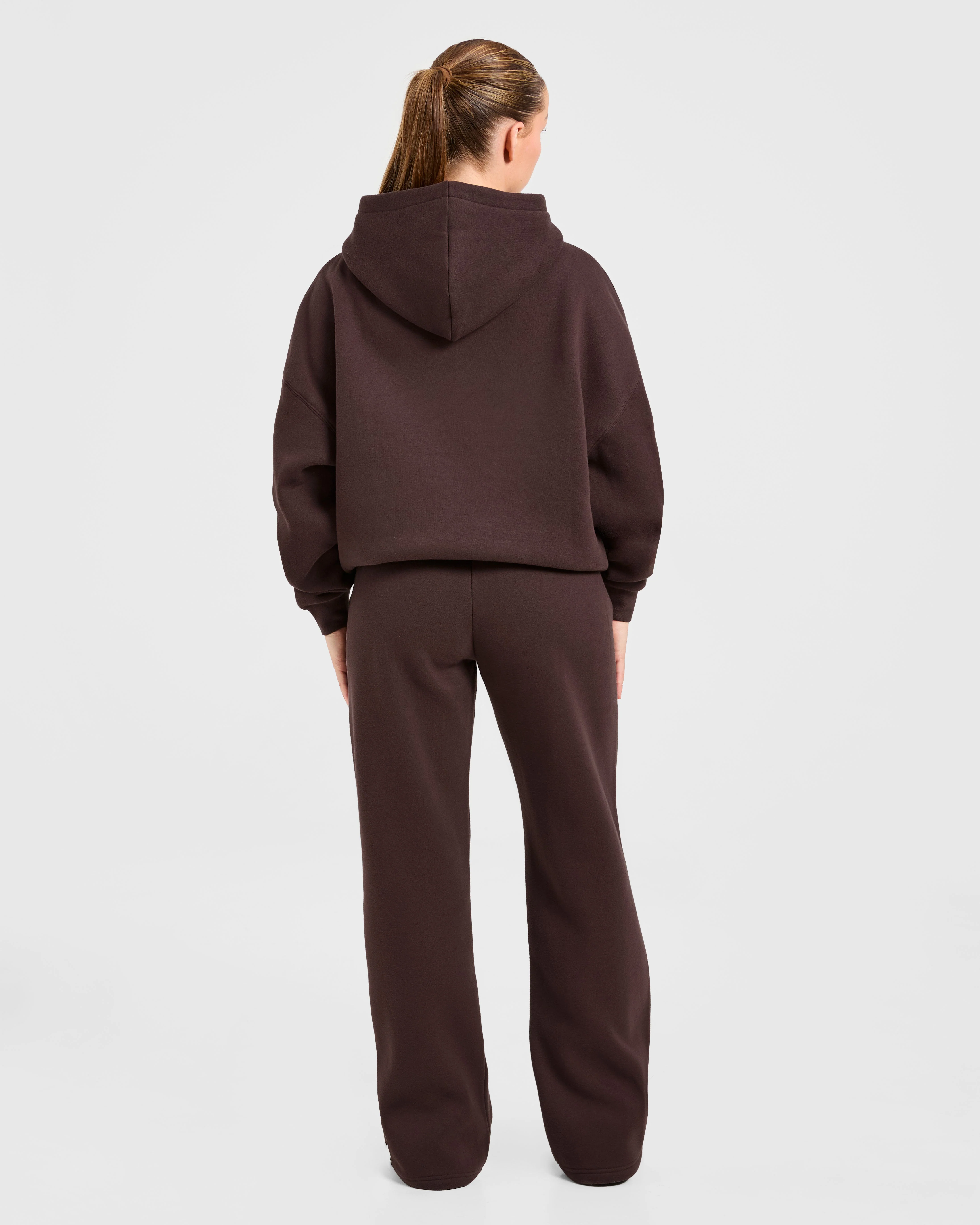Varsity 2.0 Oversized Hoodie - Cocoa Brown - Image 4