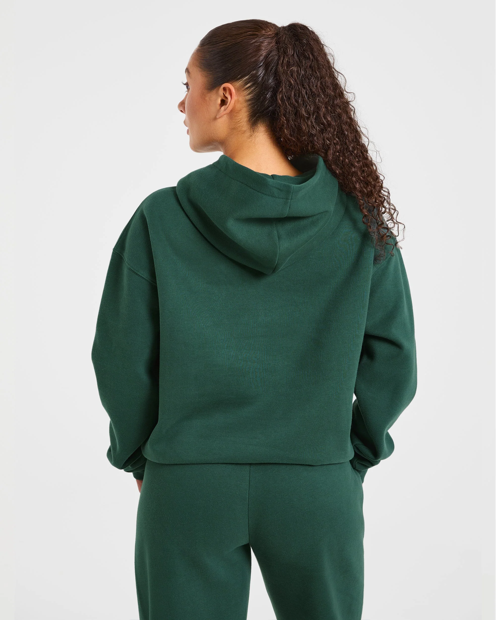 Varsity 2.0 Oversized Hoodie - Deep Forest - Image 2
