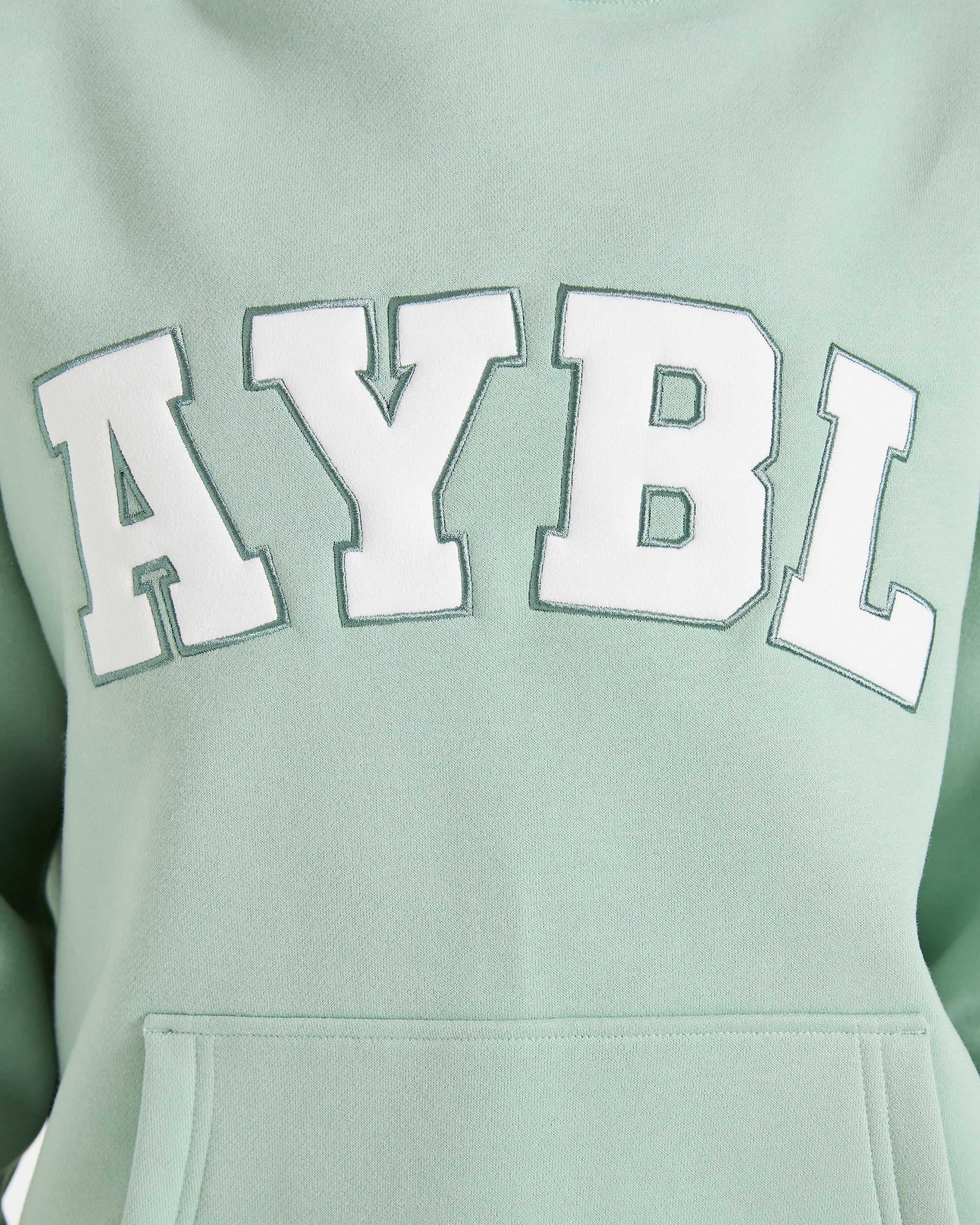 Varsity 2.0 Oversized Hoodie - Sage Green - Image 5