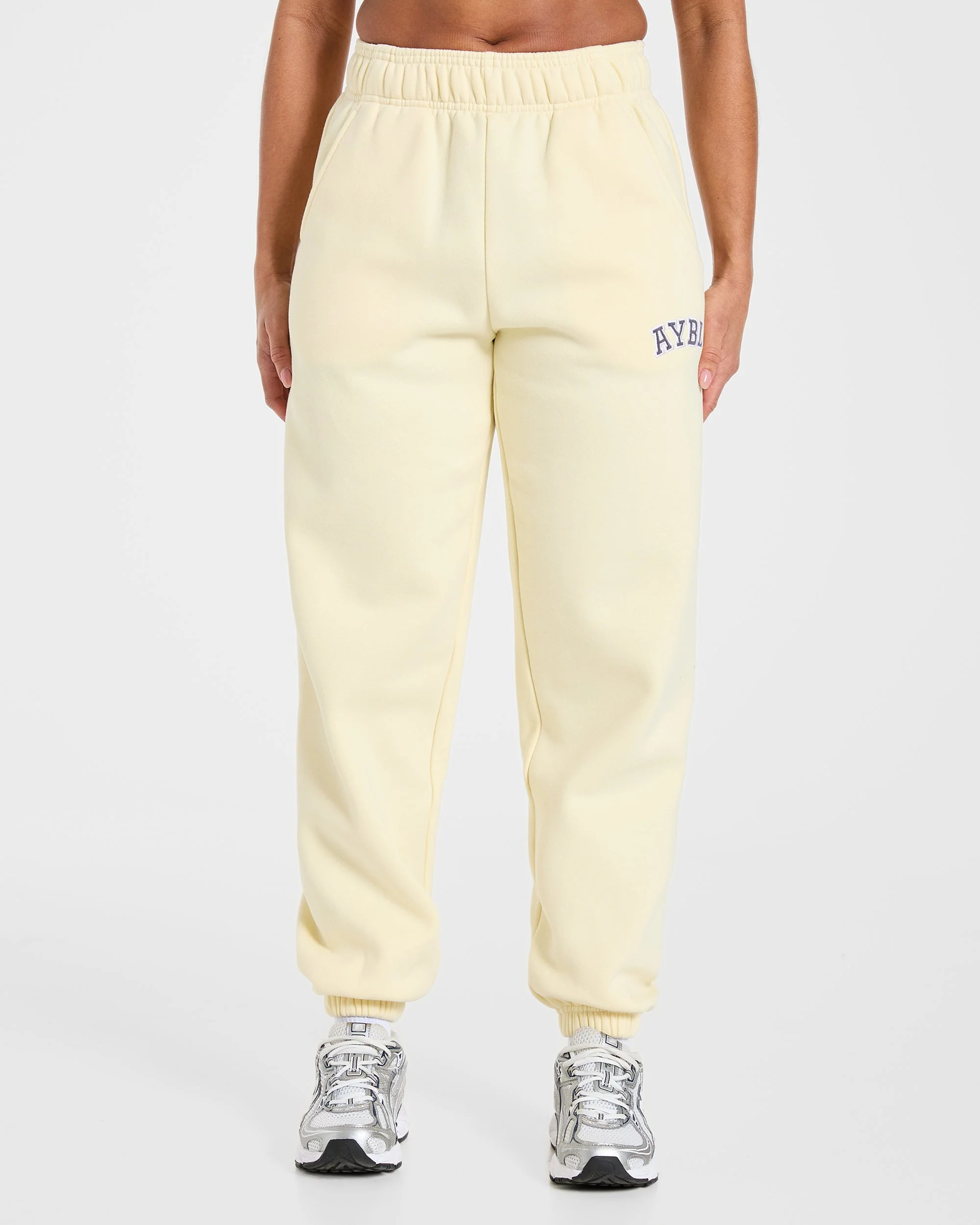 Varsity 2.0 Oversized Joggers - Butter Yellow