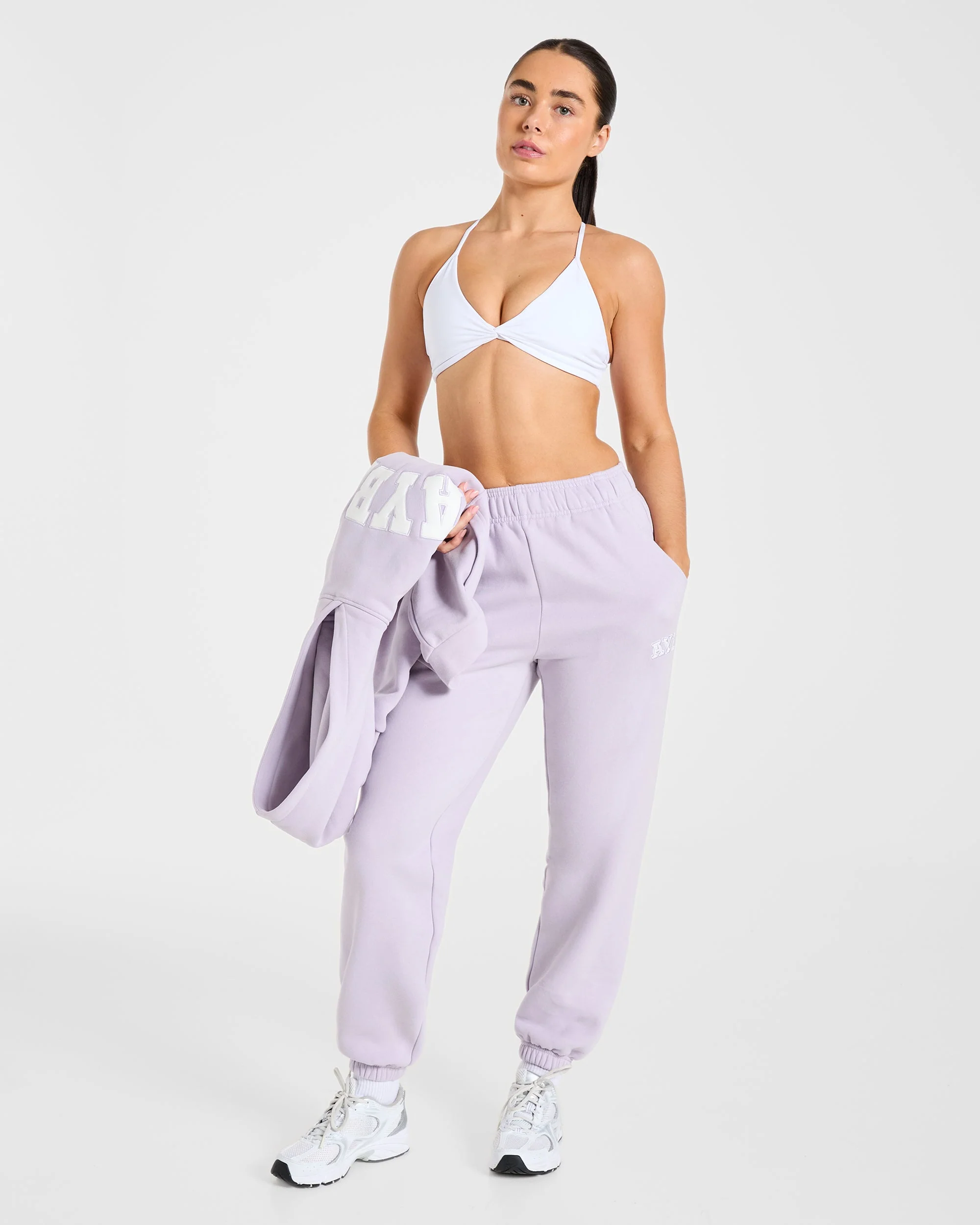 Varsity 2.0 Oversized Joggers - Lilac - Image 8