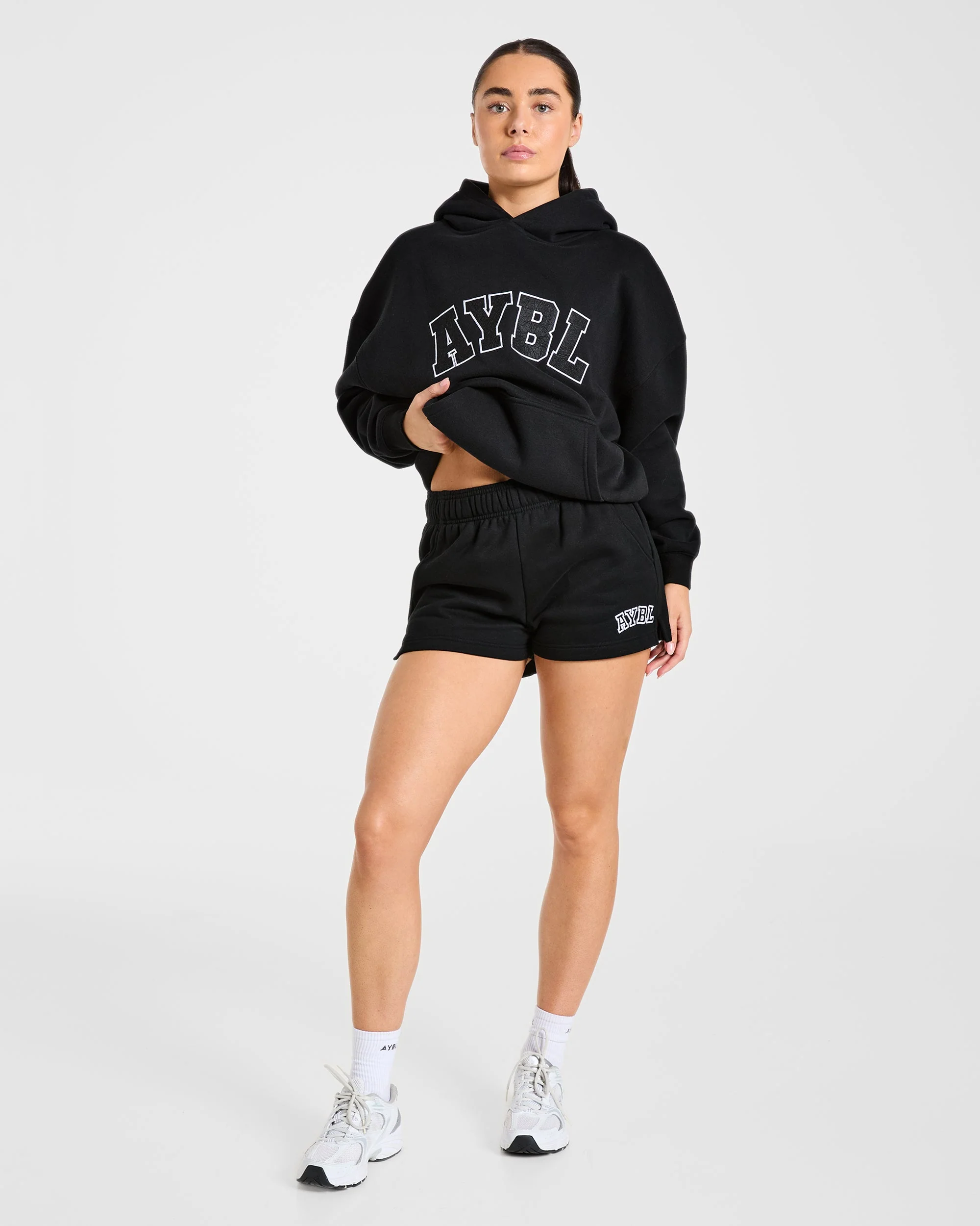 Varsity 2.0 Oversized Shorts - Black - Image 8