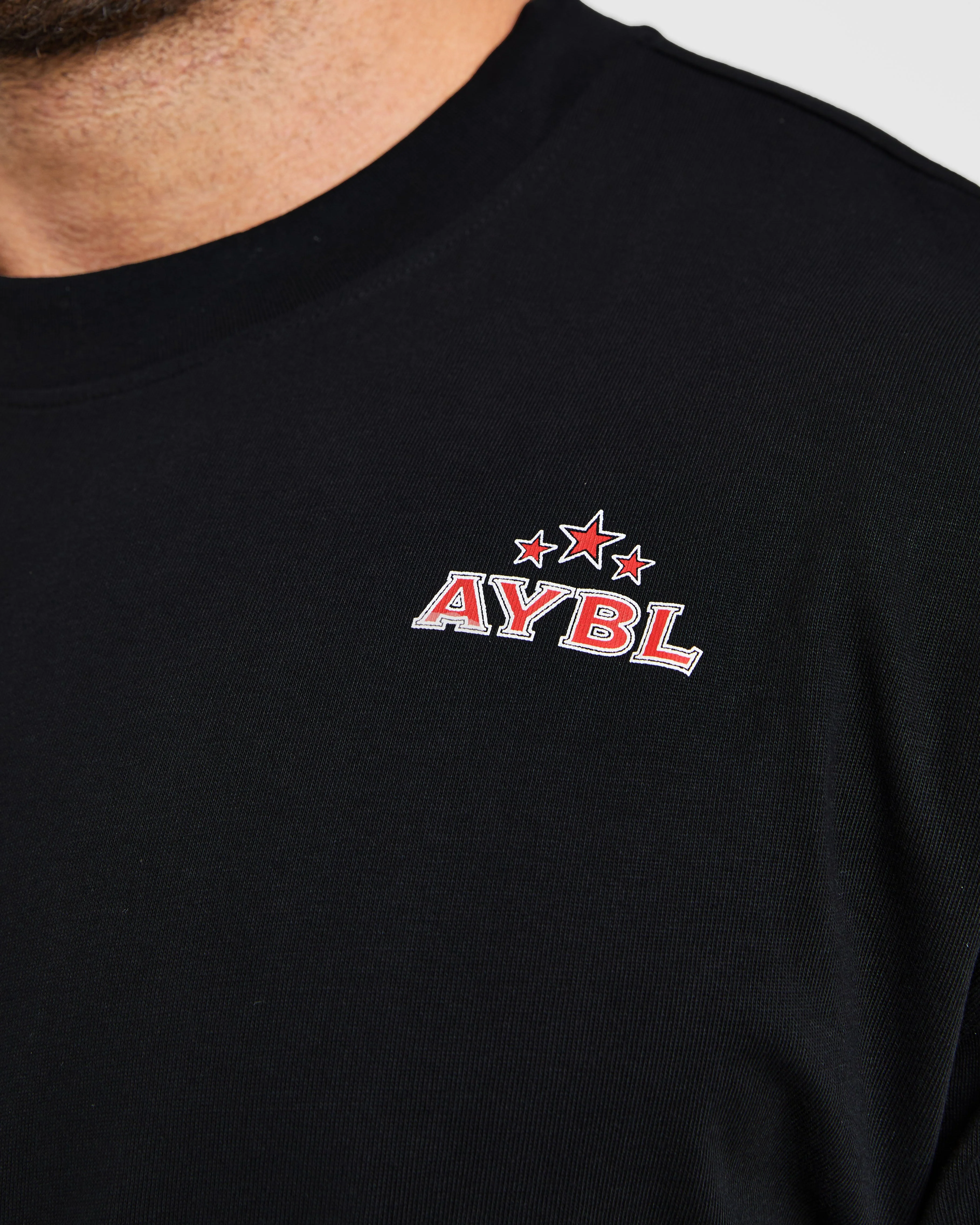 Wesley Vissers X Body Building Essentials Oversized T Shirt - Black/Red - Image 6