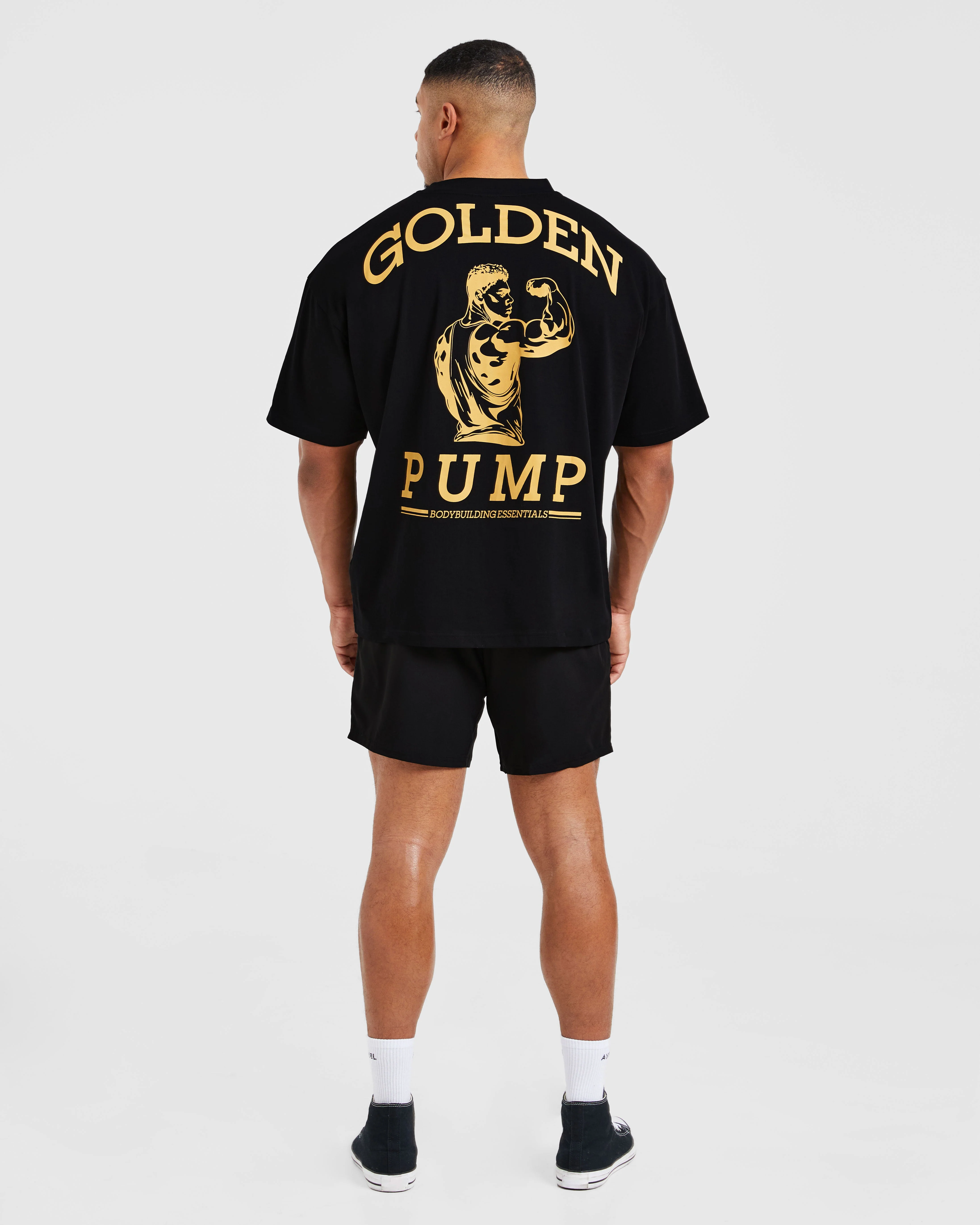 Wesley Vissers X Golden Pump Oversized T Shirt - Black - Image 4